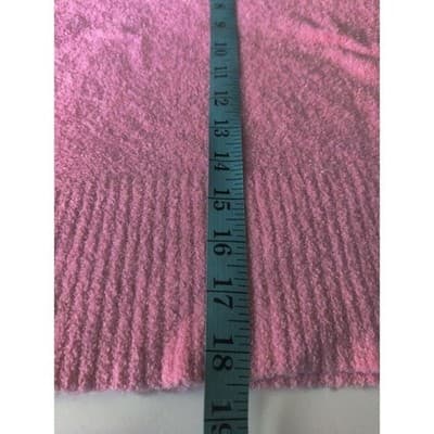 PANDEMONIUM Pink Fuzzy Knit Crew Neck Long Sleeve Sweater Top Size S - Thumbnail 8