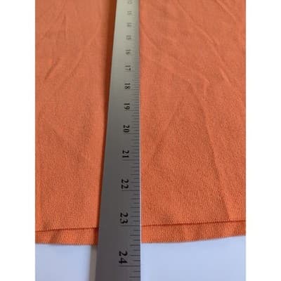 Laura Ashley Orange Beaded V Neck Sleeveless Sweater Tank Top Women's Medium - Thumbnail 8