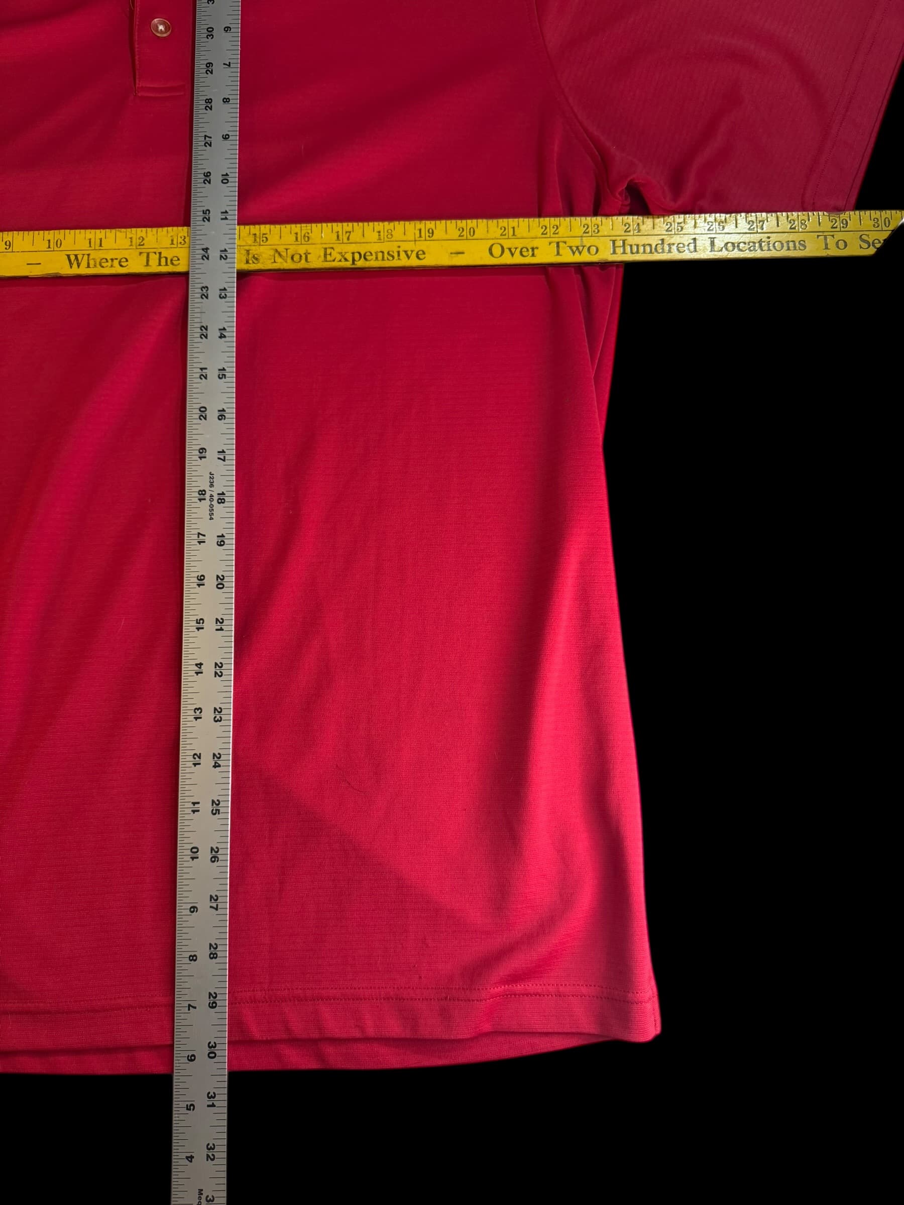 Men's Tommy Armour Golf Shirt XXL RED - Thumbnail 4