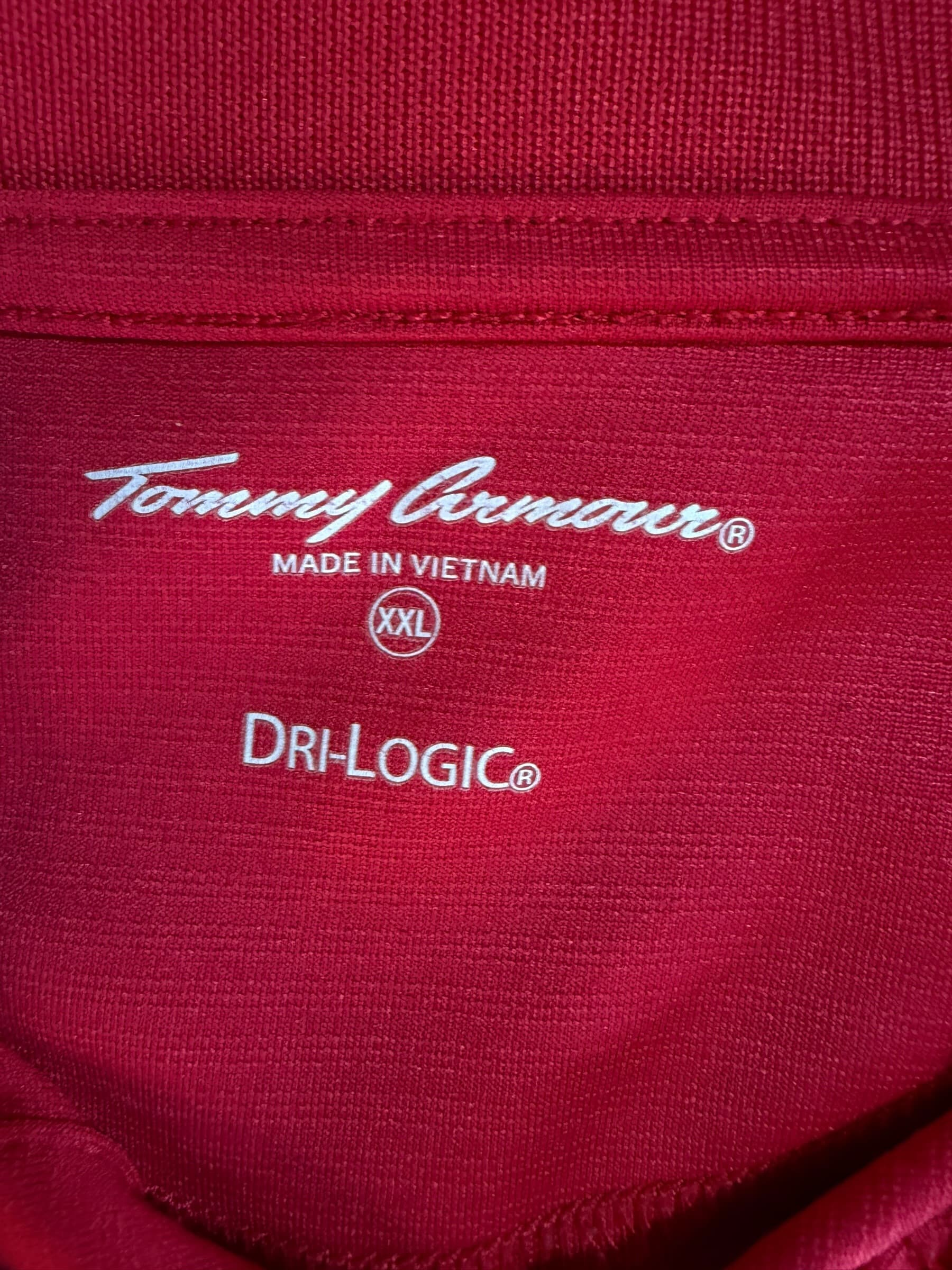 Men's Tommy Armour Golf Shirt XXL RED - Thumbnail 5