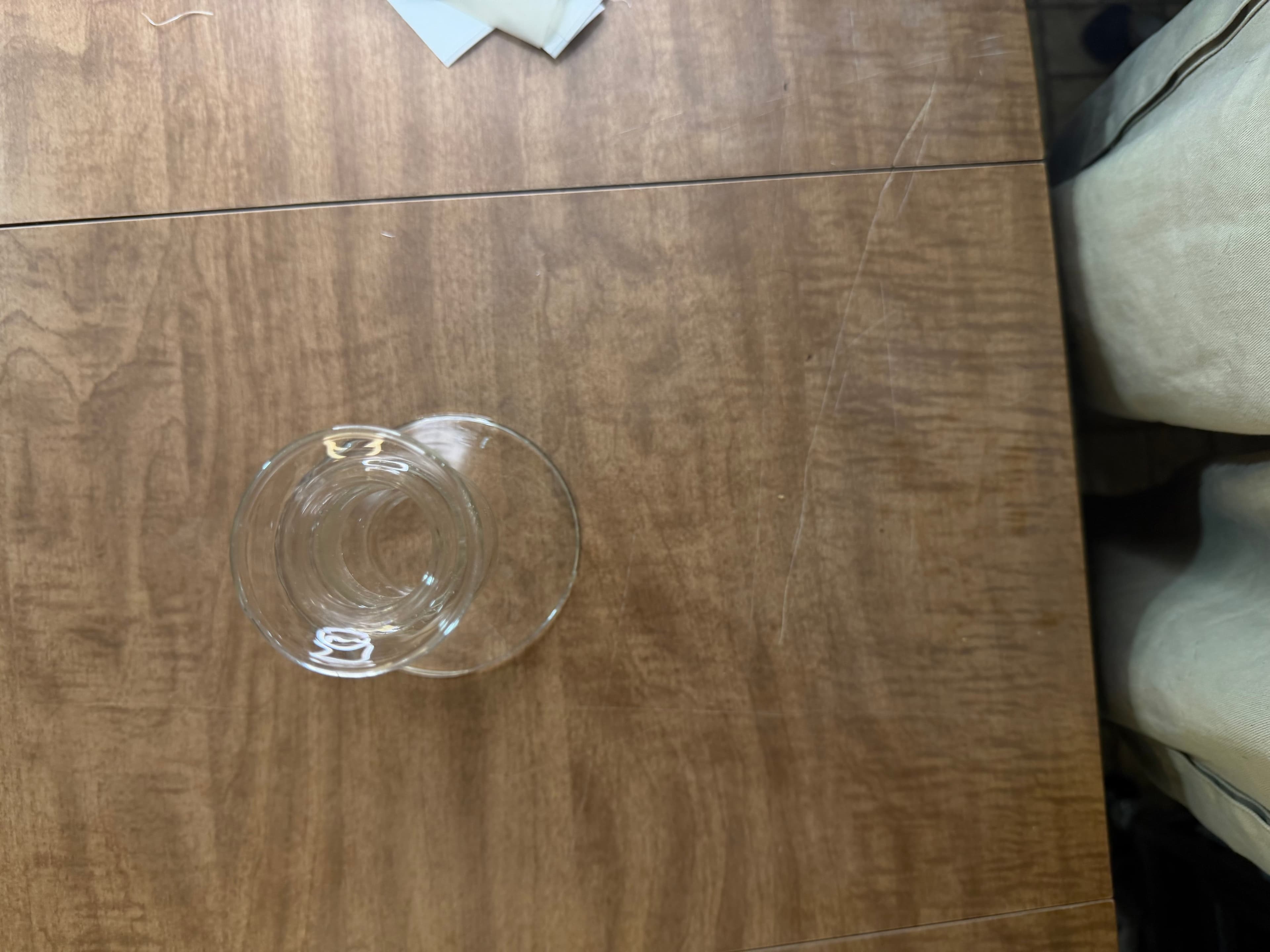 Clear Glass Bubble Candlestick Holder Pillar Candle Stand Home Decor - Thumbnail 2