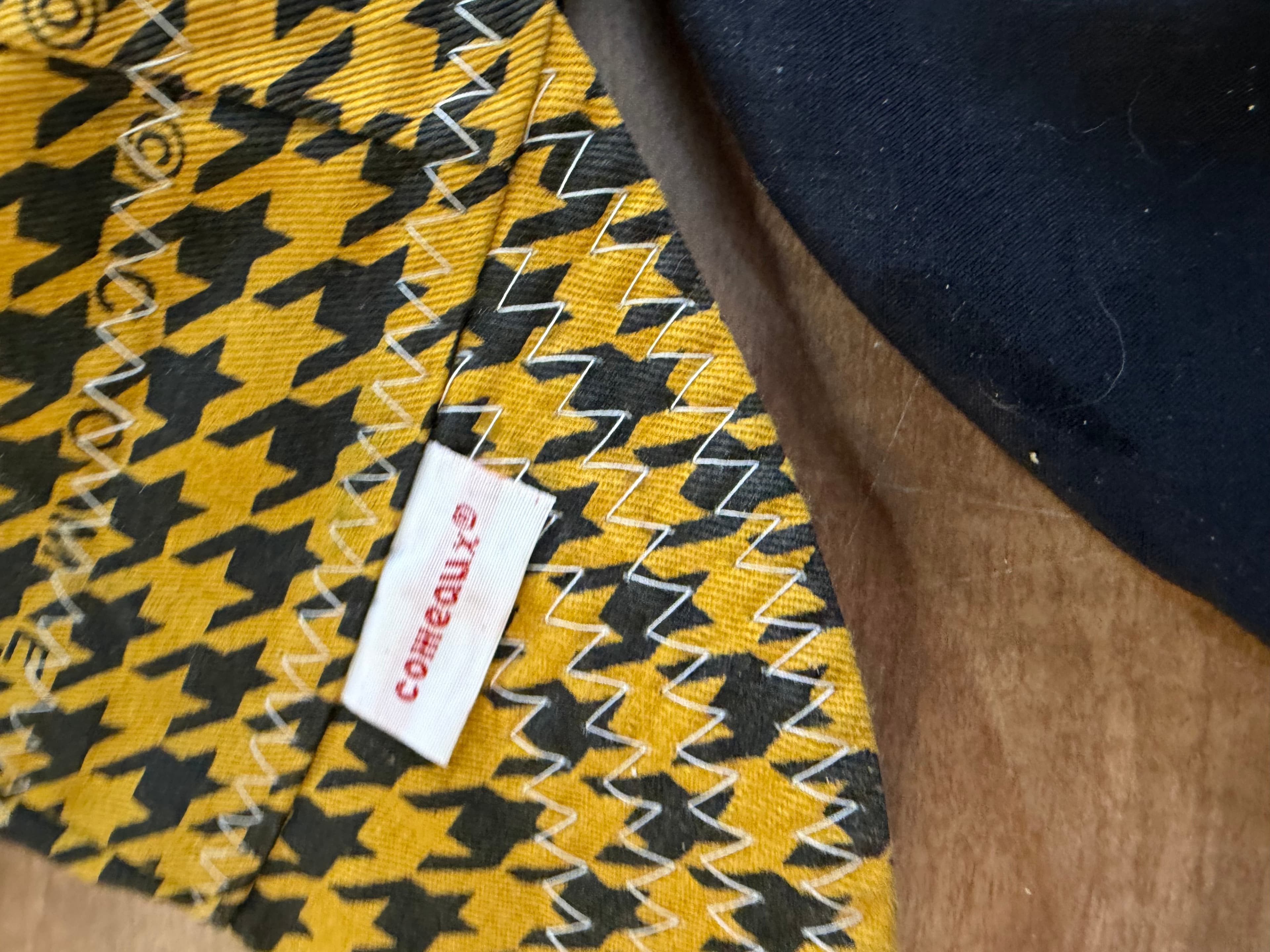 Welding Cap Lot 2 Hawx Work Gear Black & Comeally Houndstooth Yellow/Black - Image 1