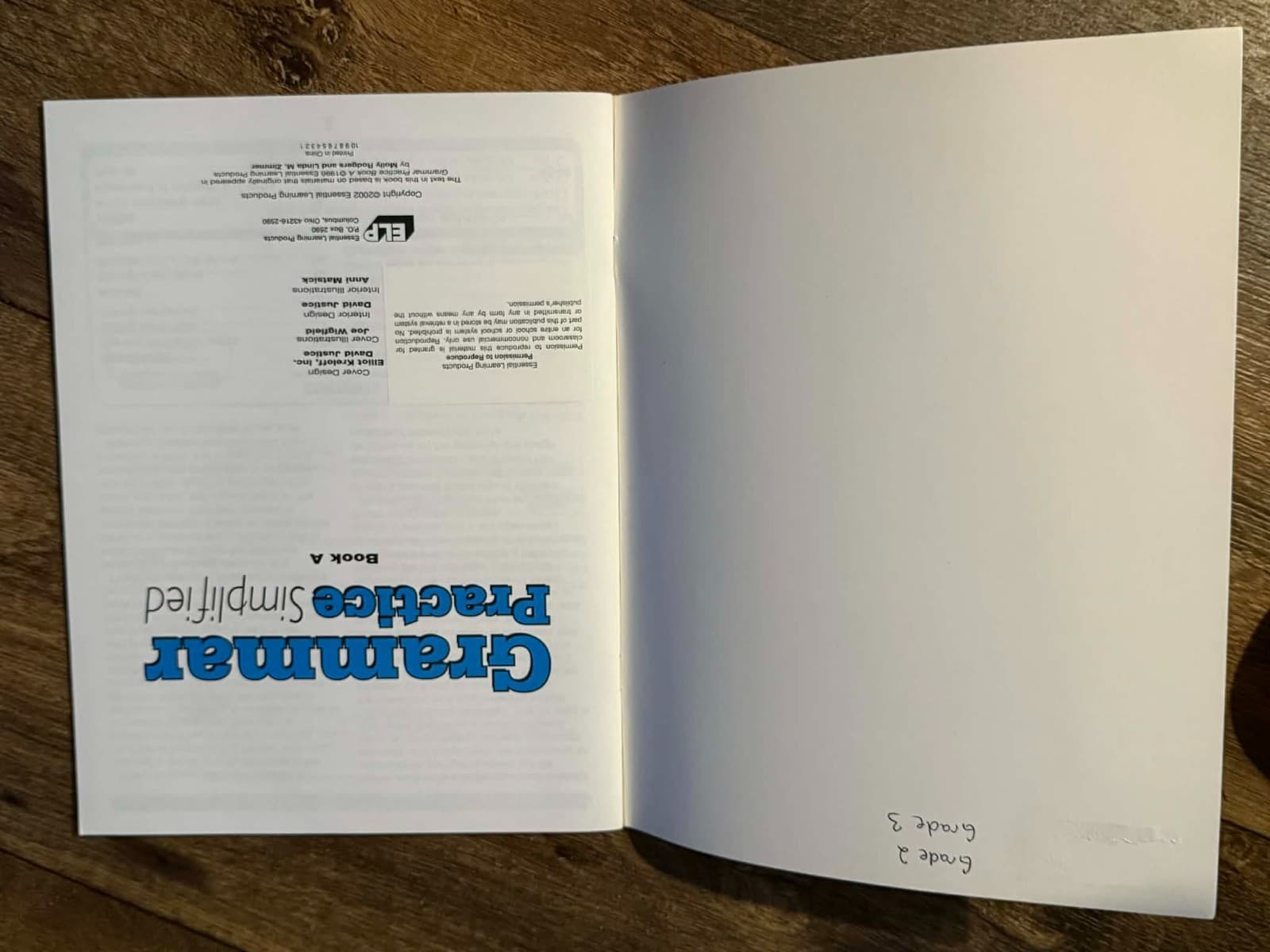 Grammar Practice Simplified (Book A) - Essential Learning Products ELP - Thumbnail 5