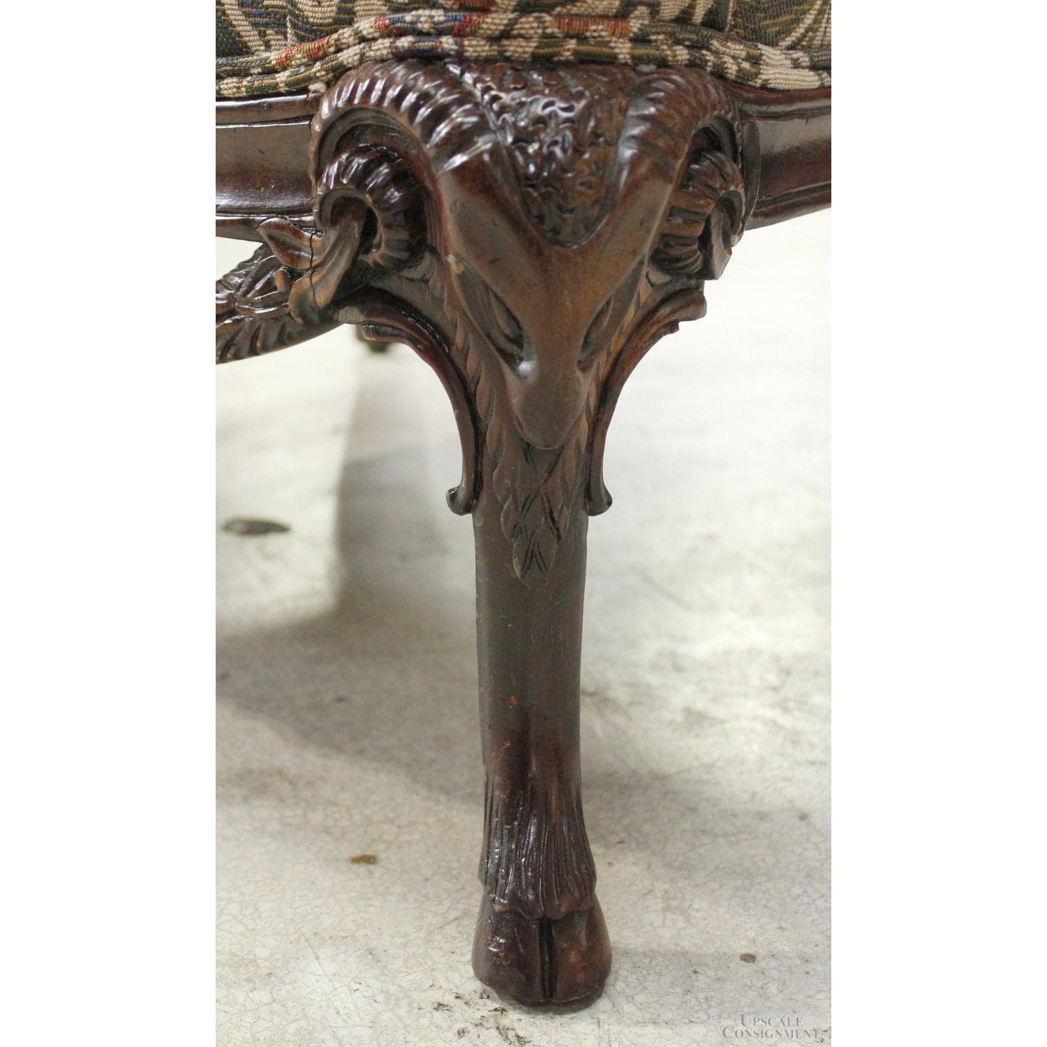 Henredon Tapestry Wingback Chair - Multi-Color - Thumbnail 7