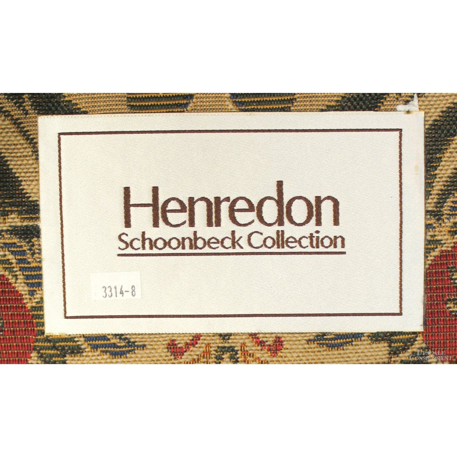 Henredon Tapestry Wingback Chair - Multi-Color - Thumbnail 9