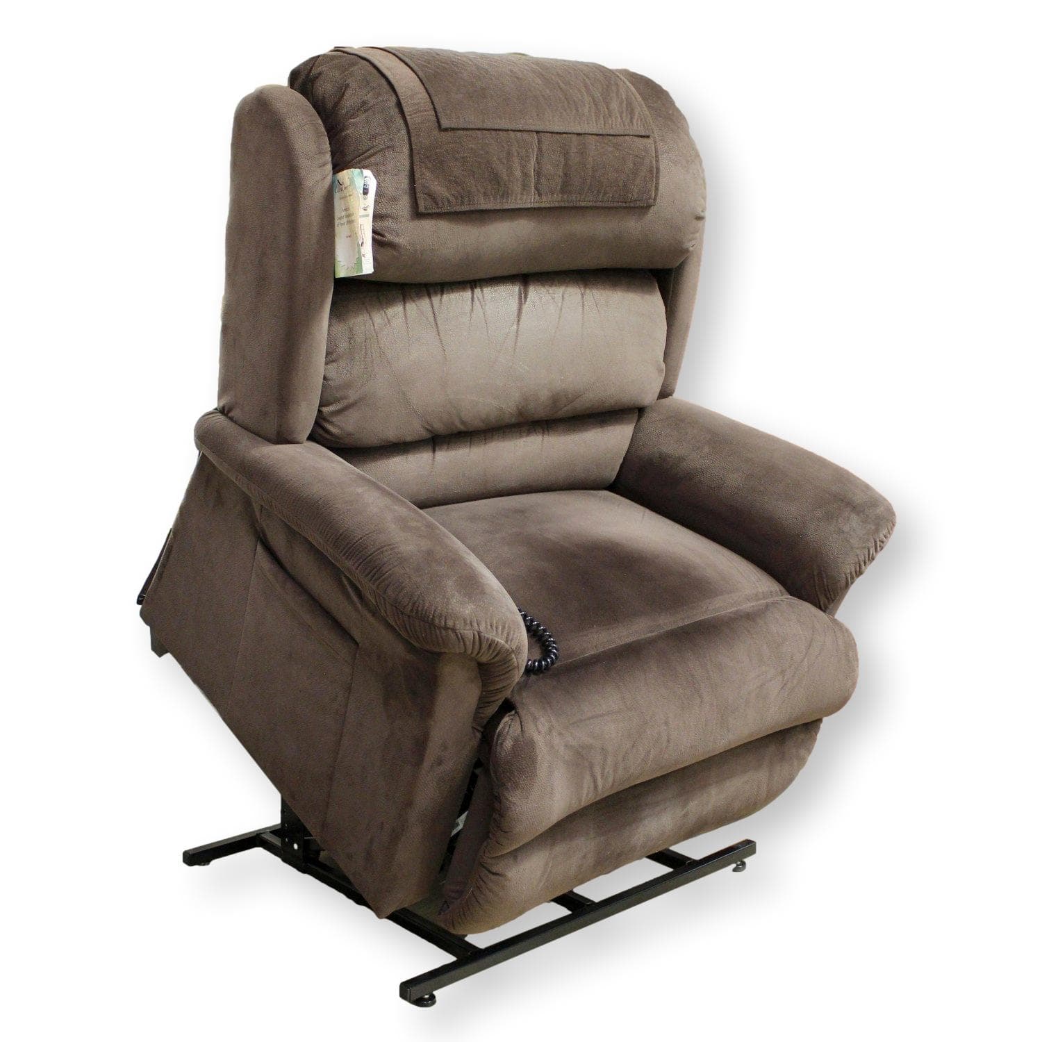 Ultra Comfort Extra Large Brown Dual Motor Power Lift Recliner - Brown - Image 1