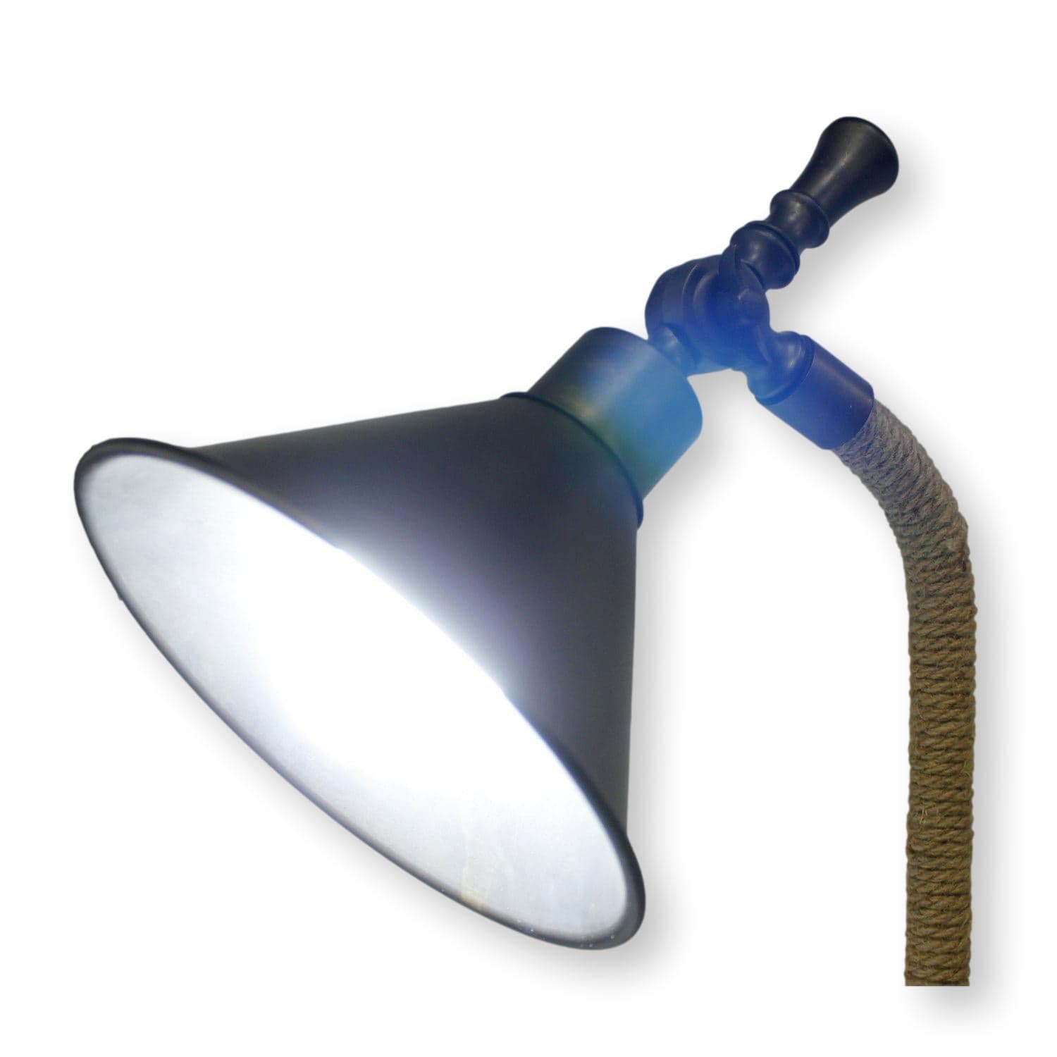 Uttermost "Duval" Bronze Articulated Task Lamp w/Rope-Wound Post - Thumbnail 2