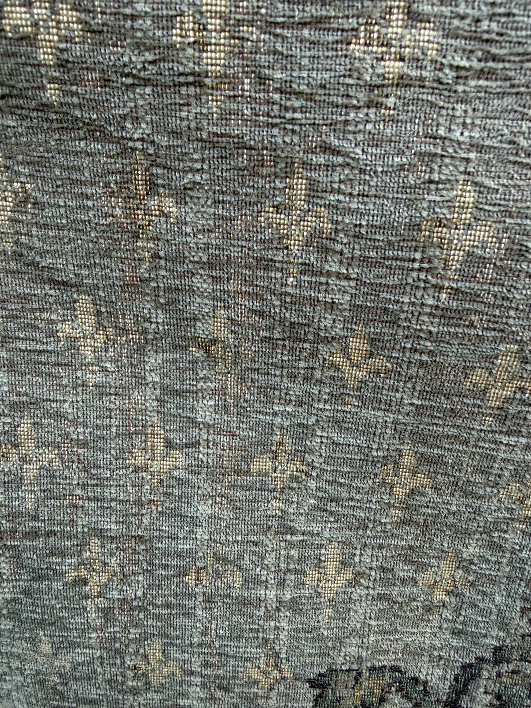 Vintage Heraldic Coat of Arms Tapestry Wall Hanging Lion Unicorn Woven Panel - Thumbnail 5