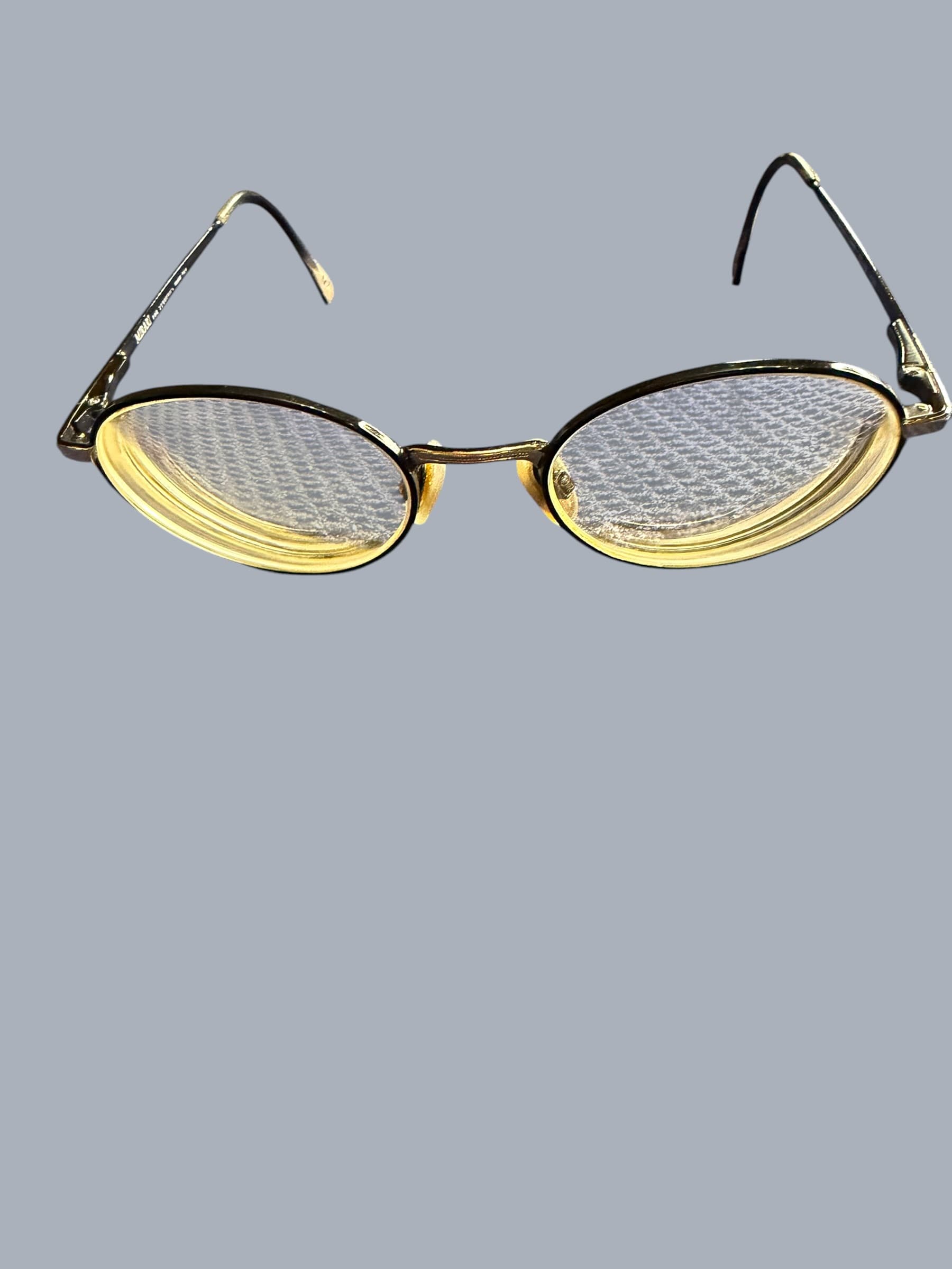 Vintage Mirari for Luxottica Oval Eyeglass Frames 5548 4006 50[]19 135 Italy - Image 1