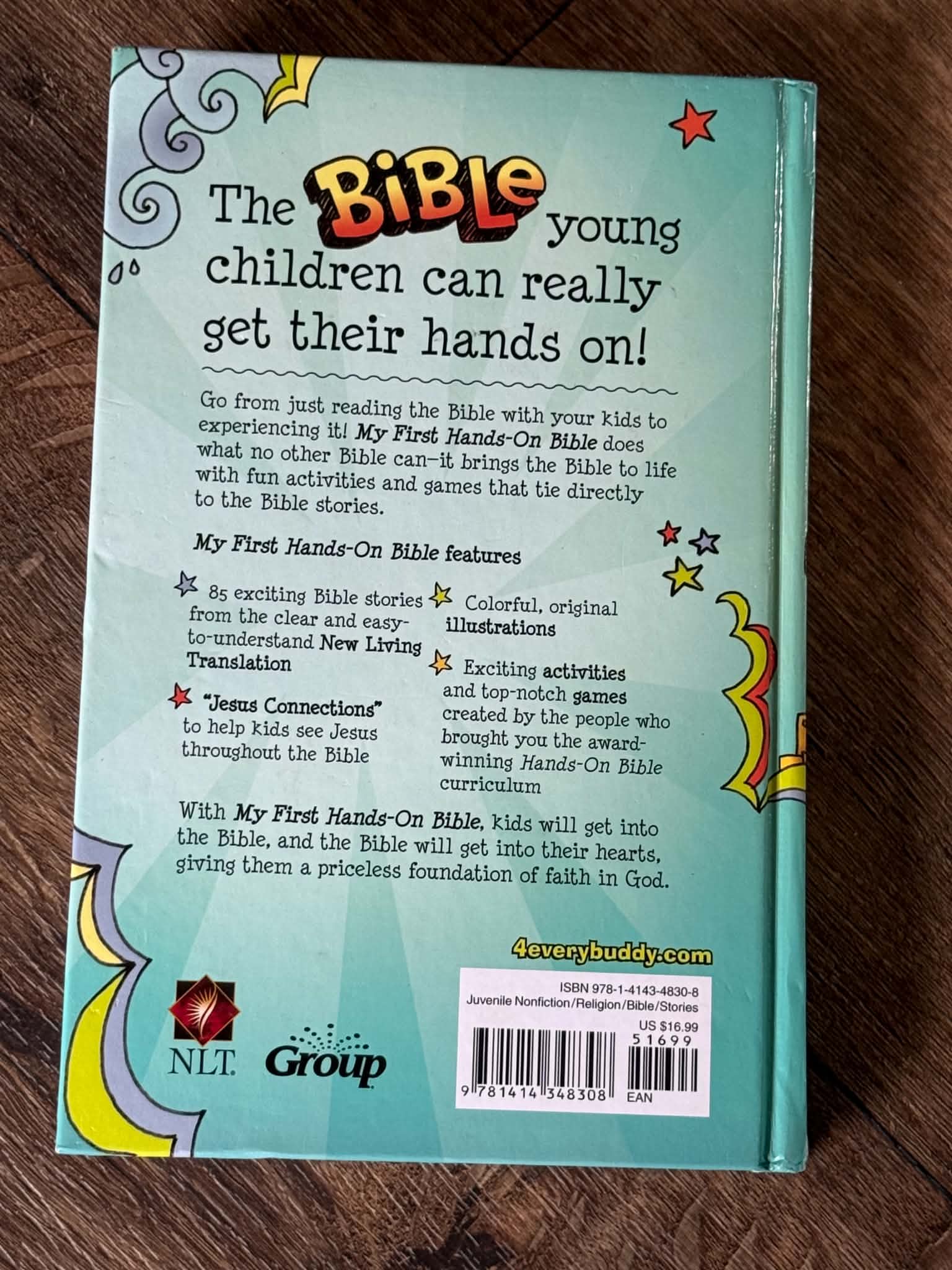 My First Hands-On Bible for Preschoolers (NLT) - Thumbnail 4