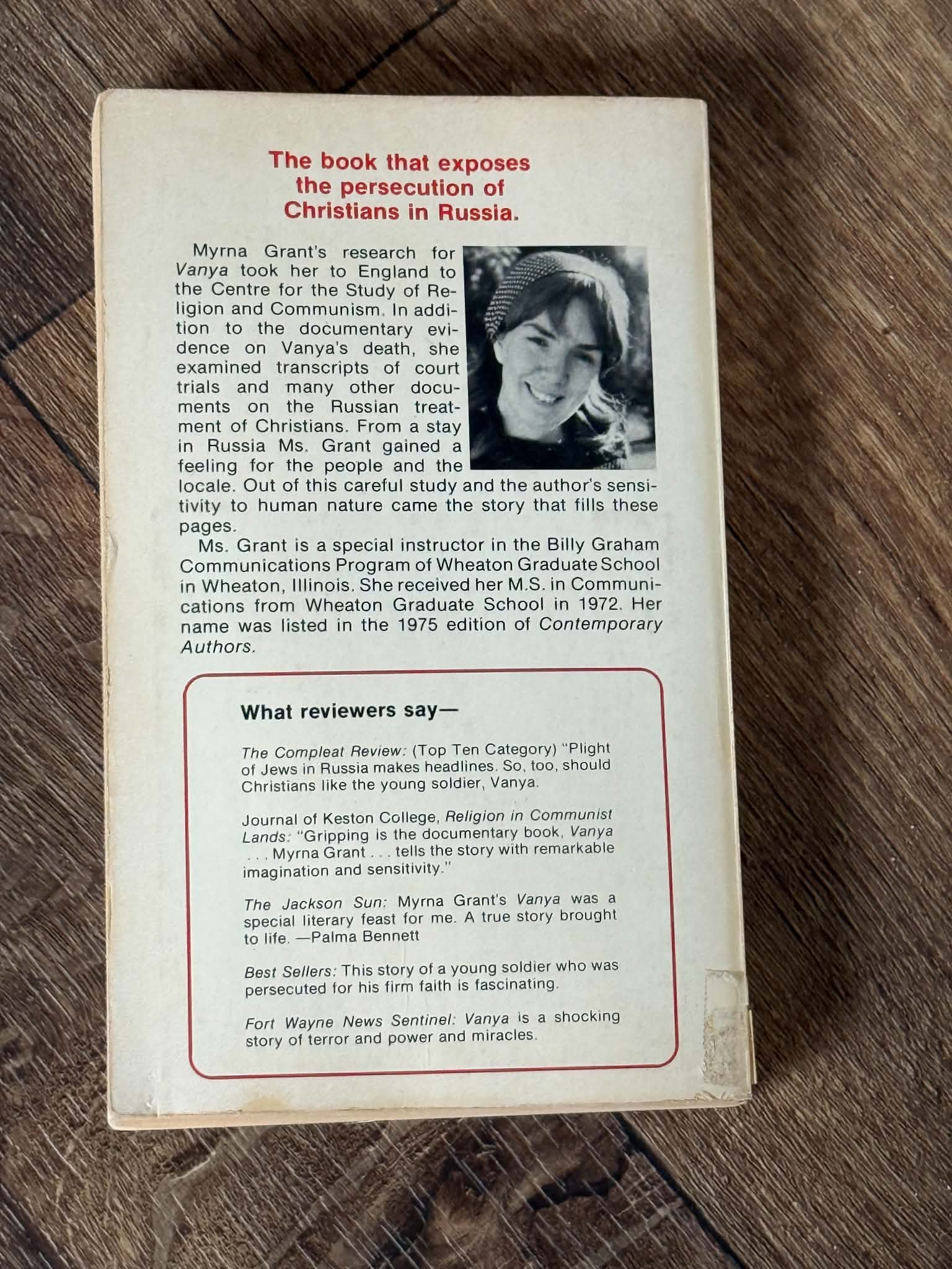 Vanya by Myrna Grant - True Story of Faith and Perseverance - Thumbnail 2