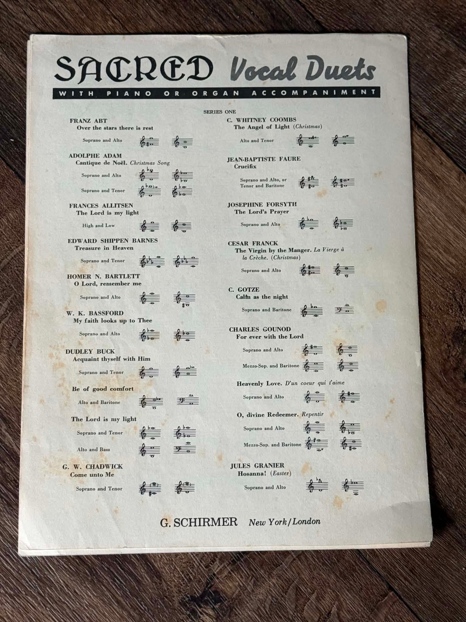 Sacred Vocal Duets with Piano or Organ Accompaniment - Thumbnail 3