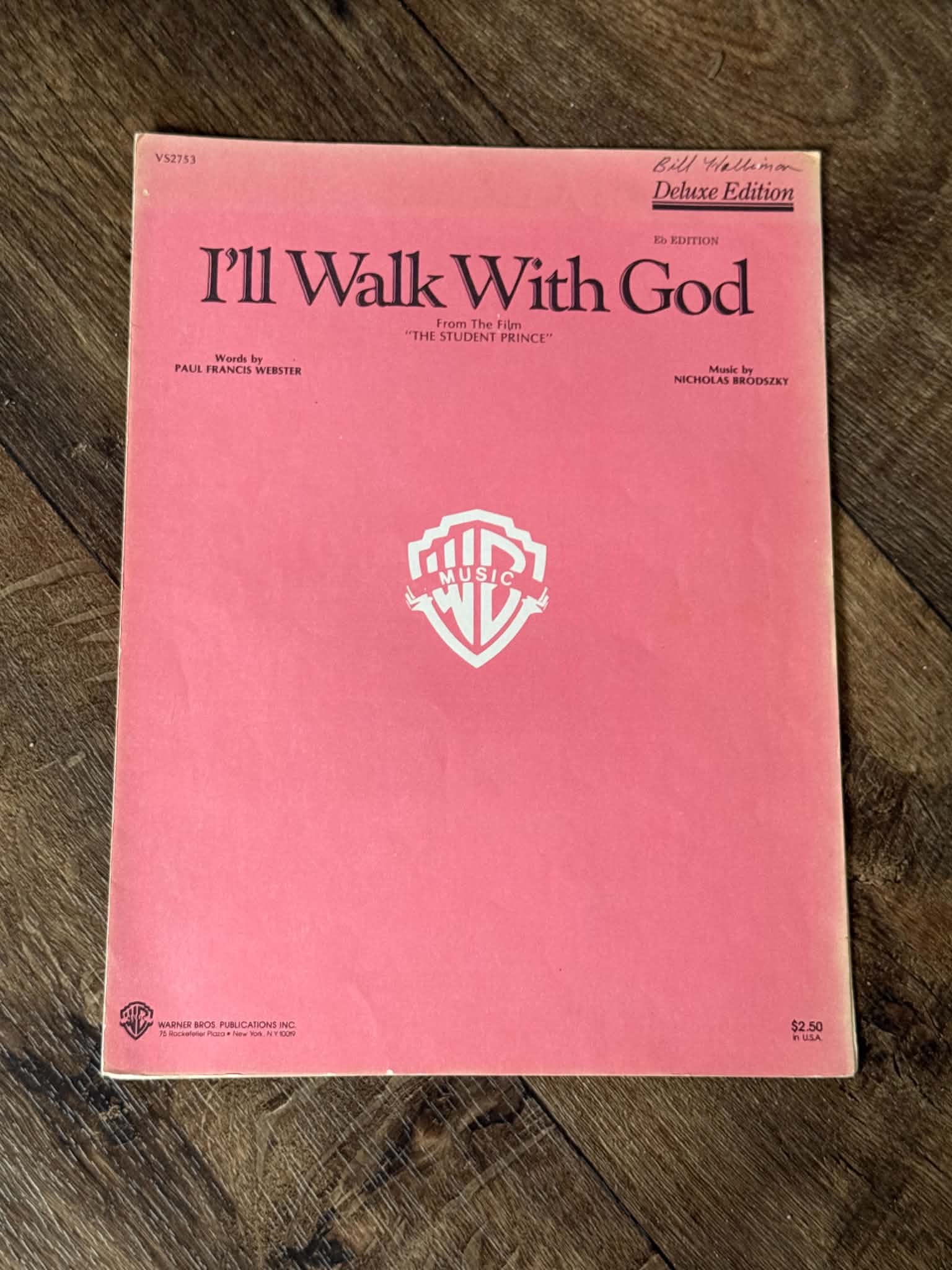I'll Walk With God by Nicholas Brodszky - Image 1