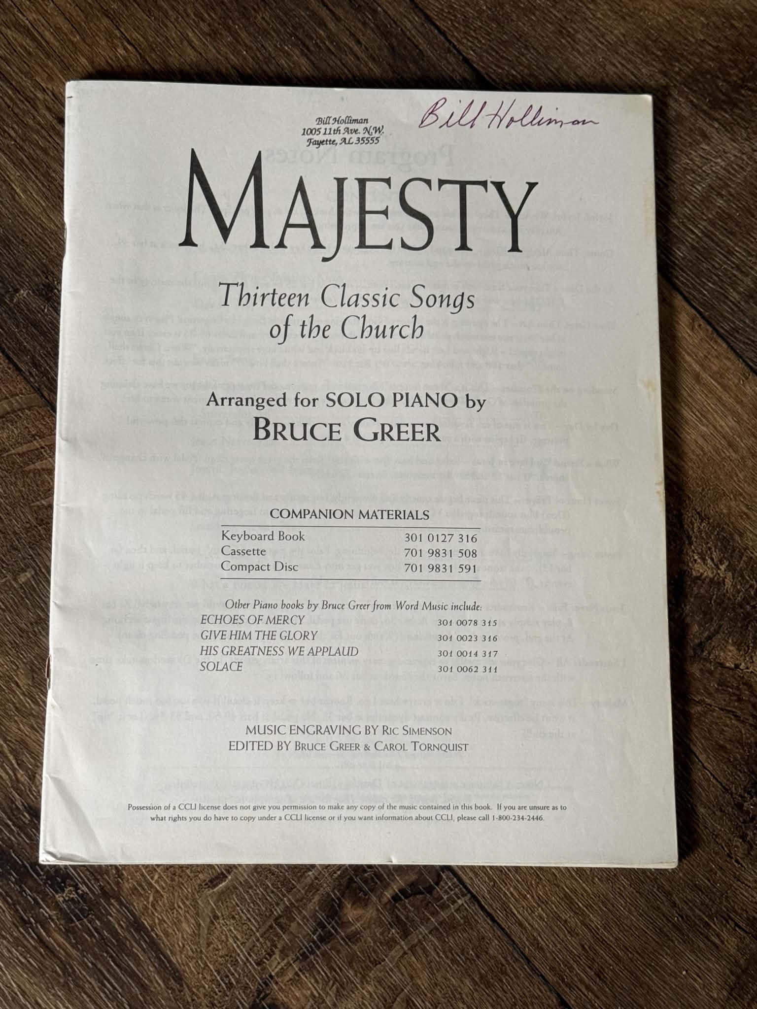 Majesty - Thirteen Classic Songs of the Church - Image 1