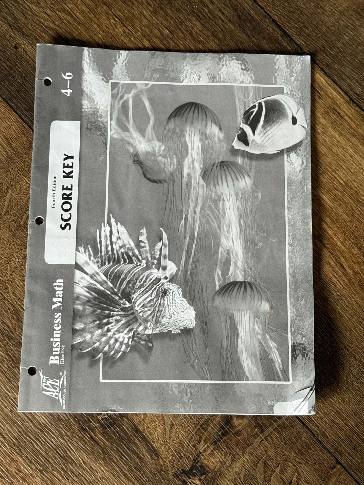 Business Math ACE 4-6 Score Key - 4th Edition - Image 1