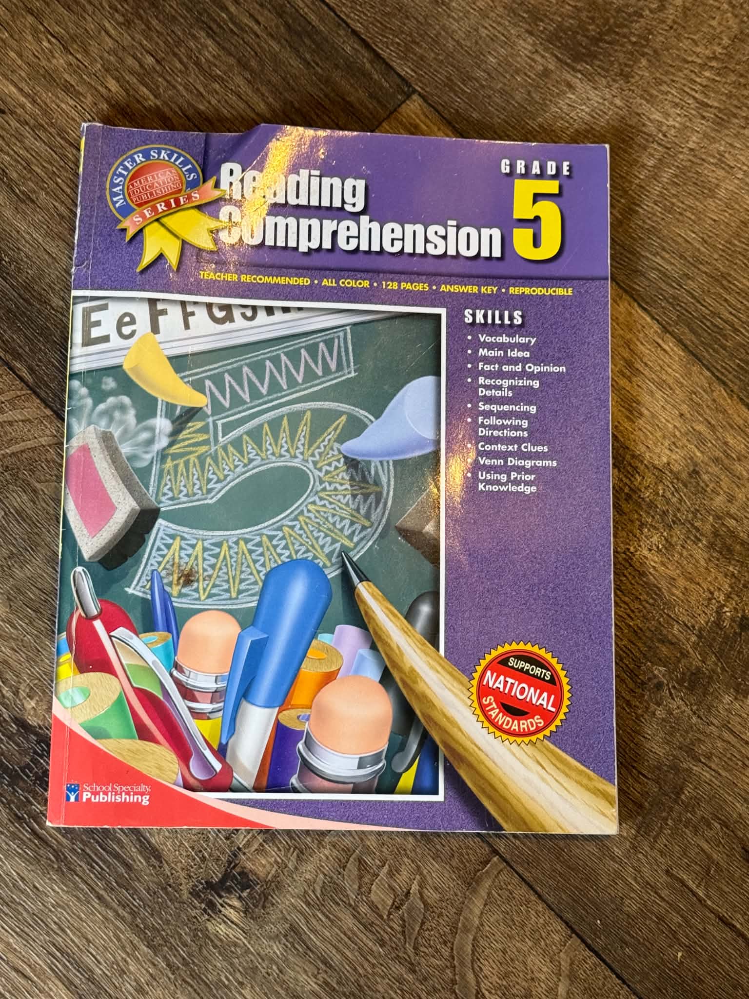 Reading Comprehension Workbook for Grade 5 Students - Image 1