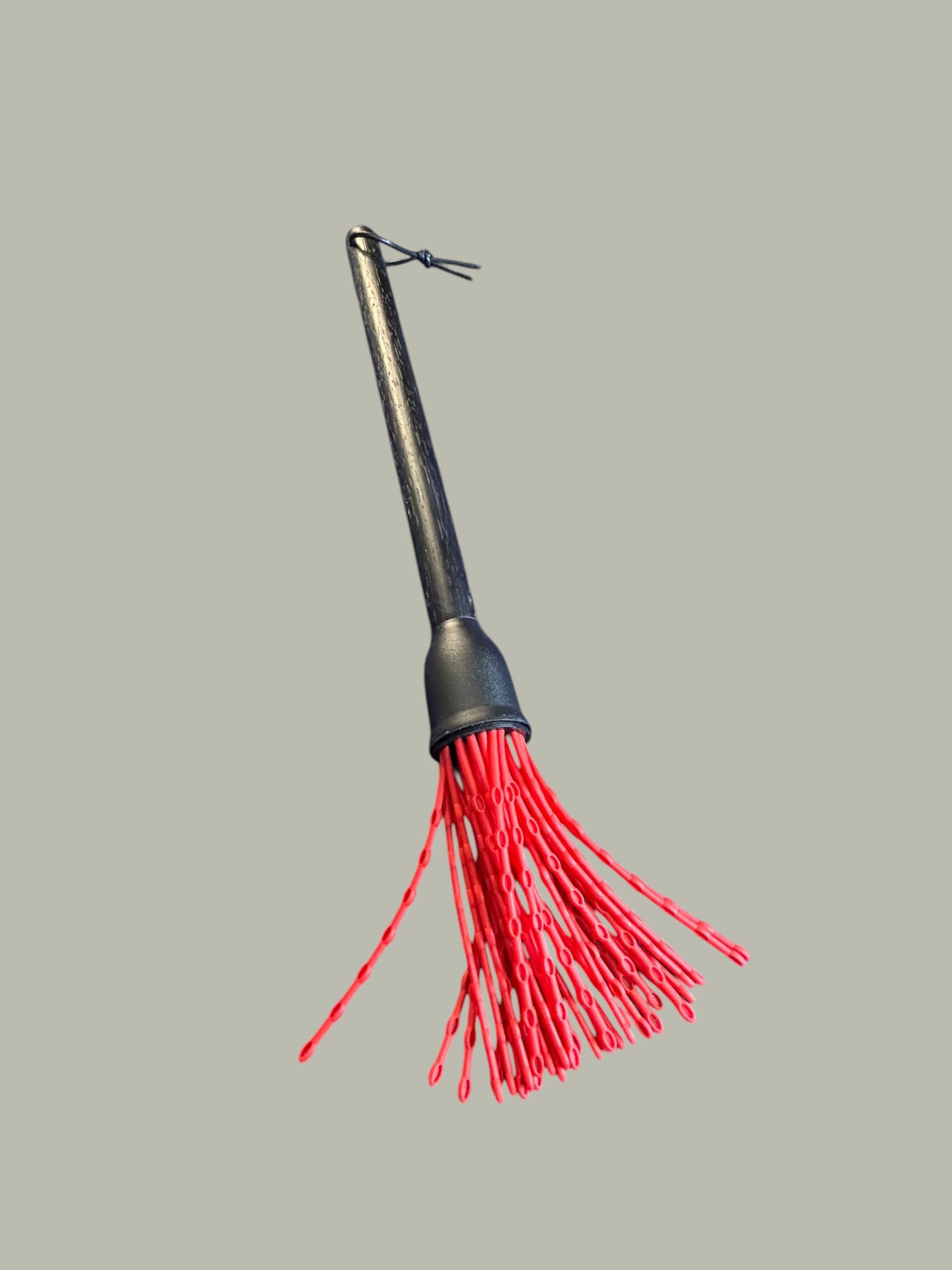 Outset QB68 Silicone Sop Mop BBQ Basting Brush Rosewood Handle Removable Head - Image 1