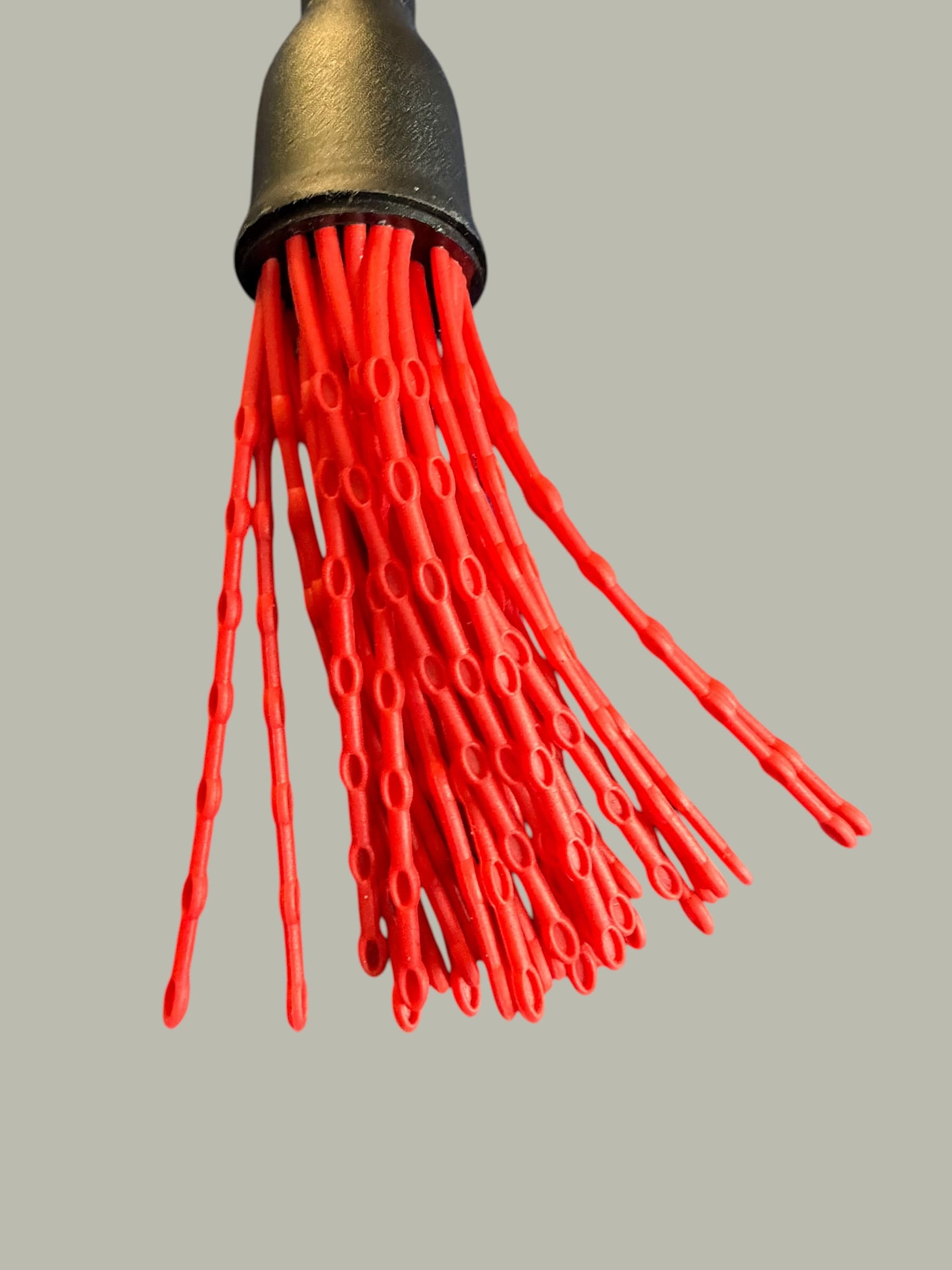 Outset QB68 Silicone Sop Mop BBQ Basting Brush Rosewood Handle Removable Head - Thumbnail 3