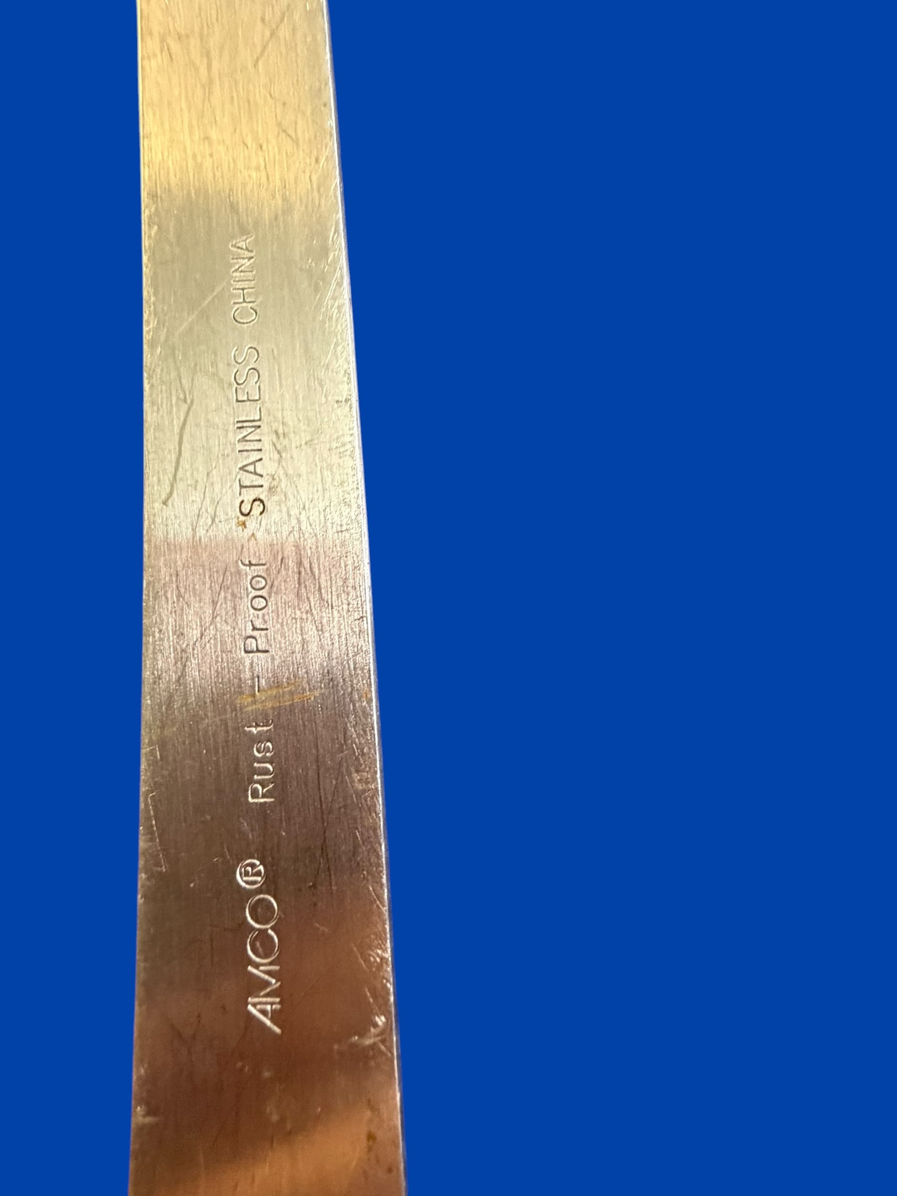 AMCO Rust-Proof Stainless Steel Ladle 8072 + Red Silicone Spoon Kitchen Utensil - Thumbnail 3