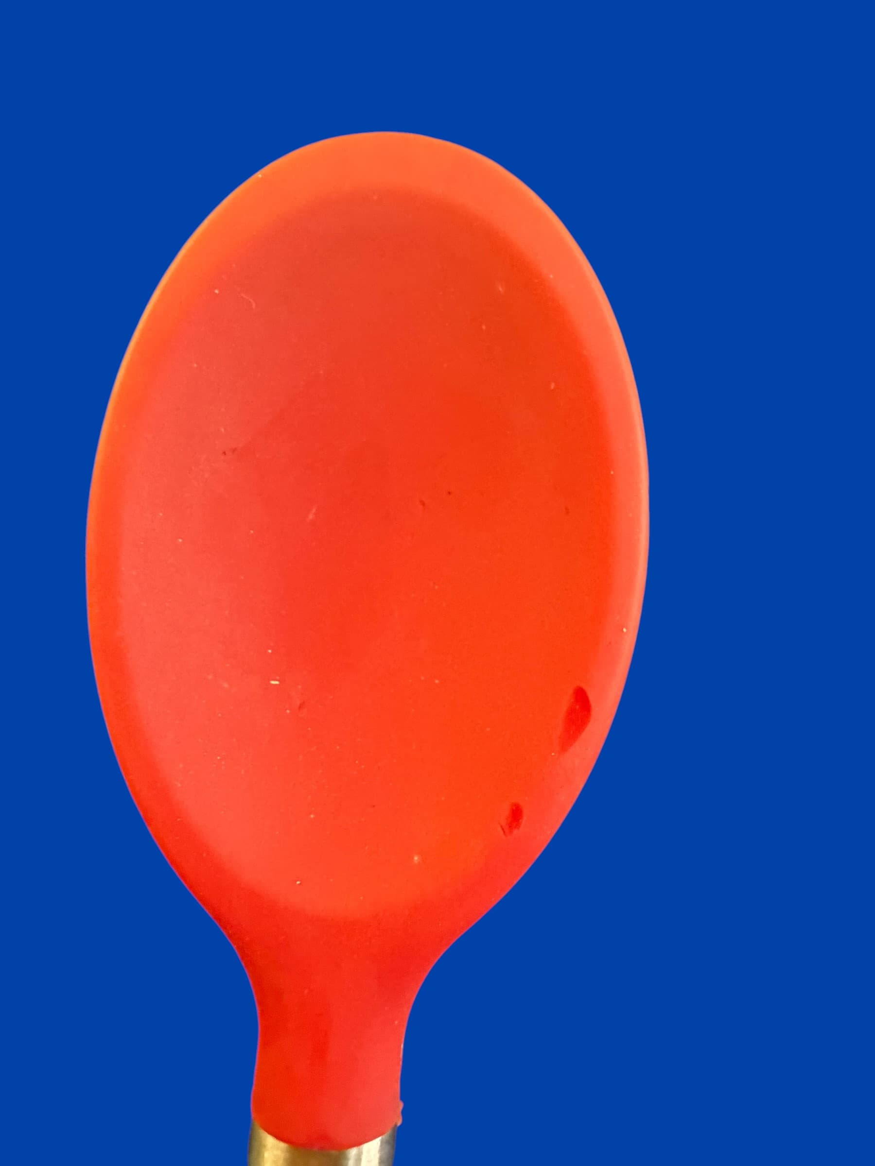 AMCO Rust-Proof Stainless Steel Ladle 8072 + Red Silicone Spoon Kitchen Utensil - Thumbnail 4