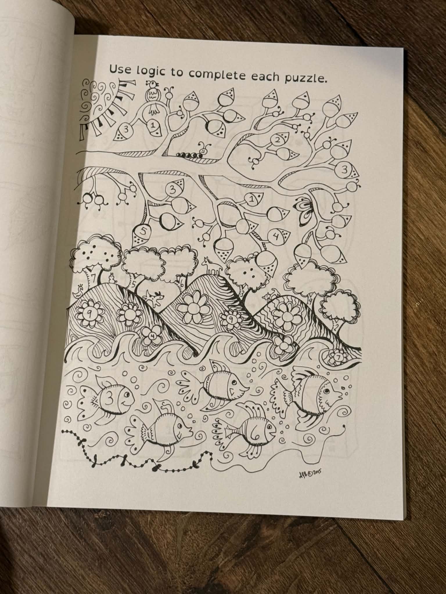 Wind & Rain - Art & Logic Therapy Activity Book - Thumbnail 3
