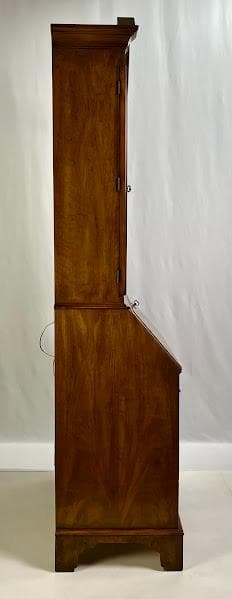 Vintage White Fine Furniture Chippendale Style Secretary Desk - Thumbnail 5