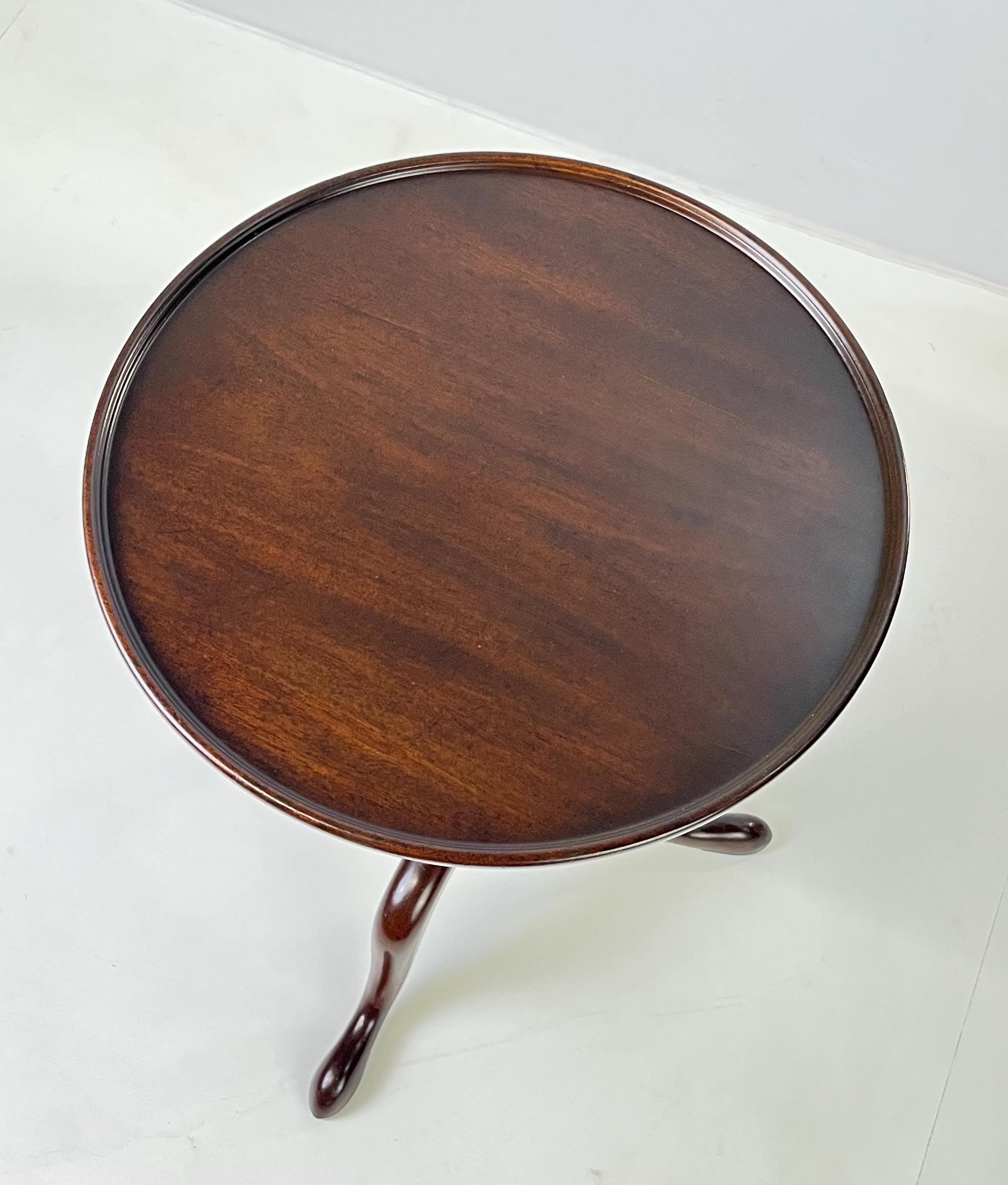 Kittinger Historic Newport Mahogany Dish-Top Candle Stand - Hn 27 - Thumbnail 6