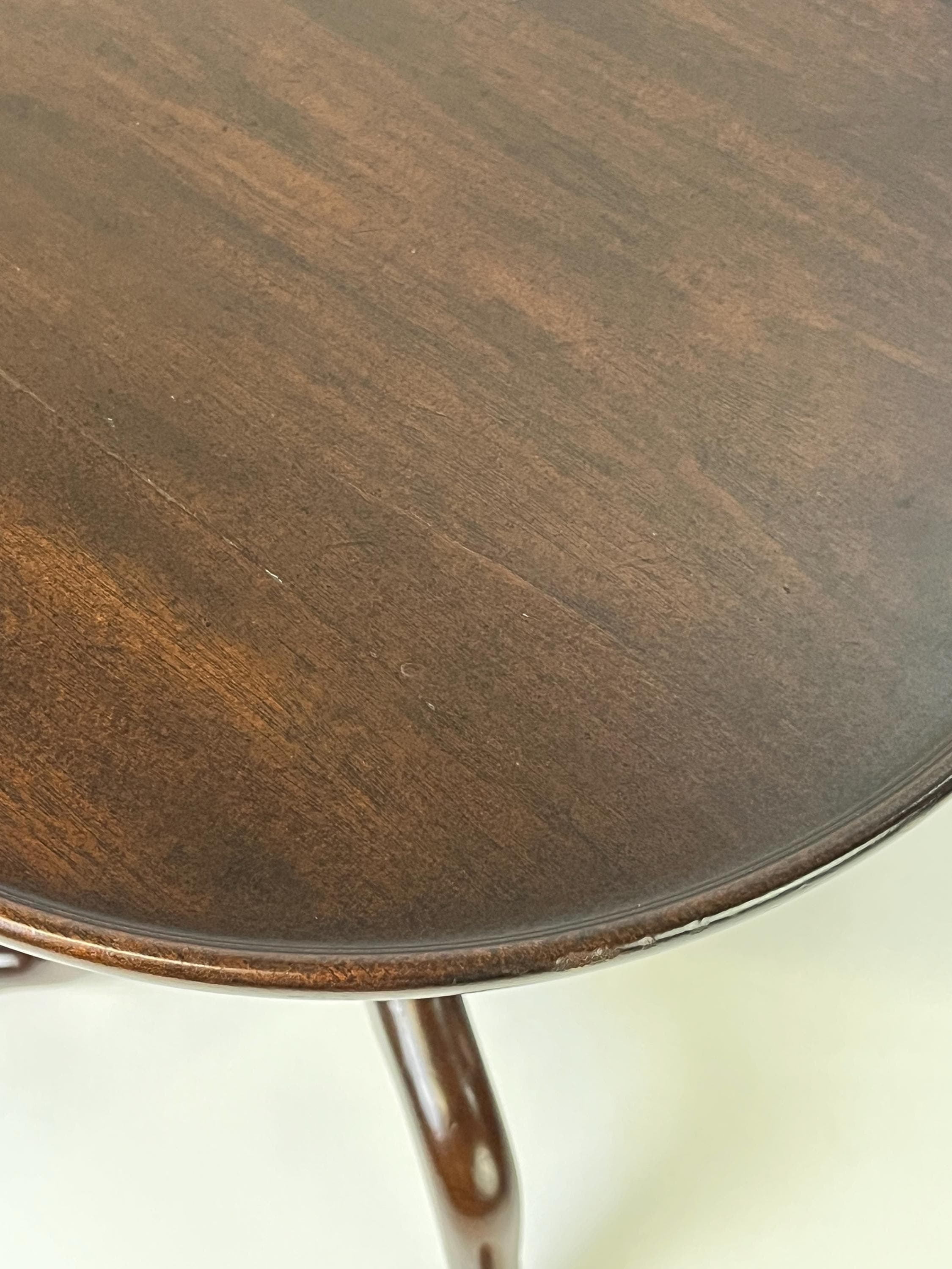 Kittinger Historic Newport Mahogany Dish-Top Candle Stand - Hn 27 - Thumbnail 7