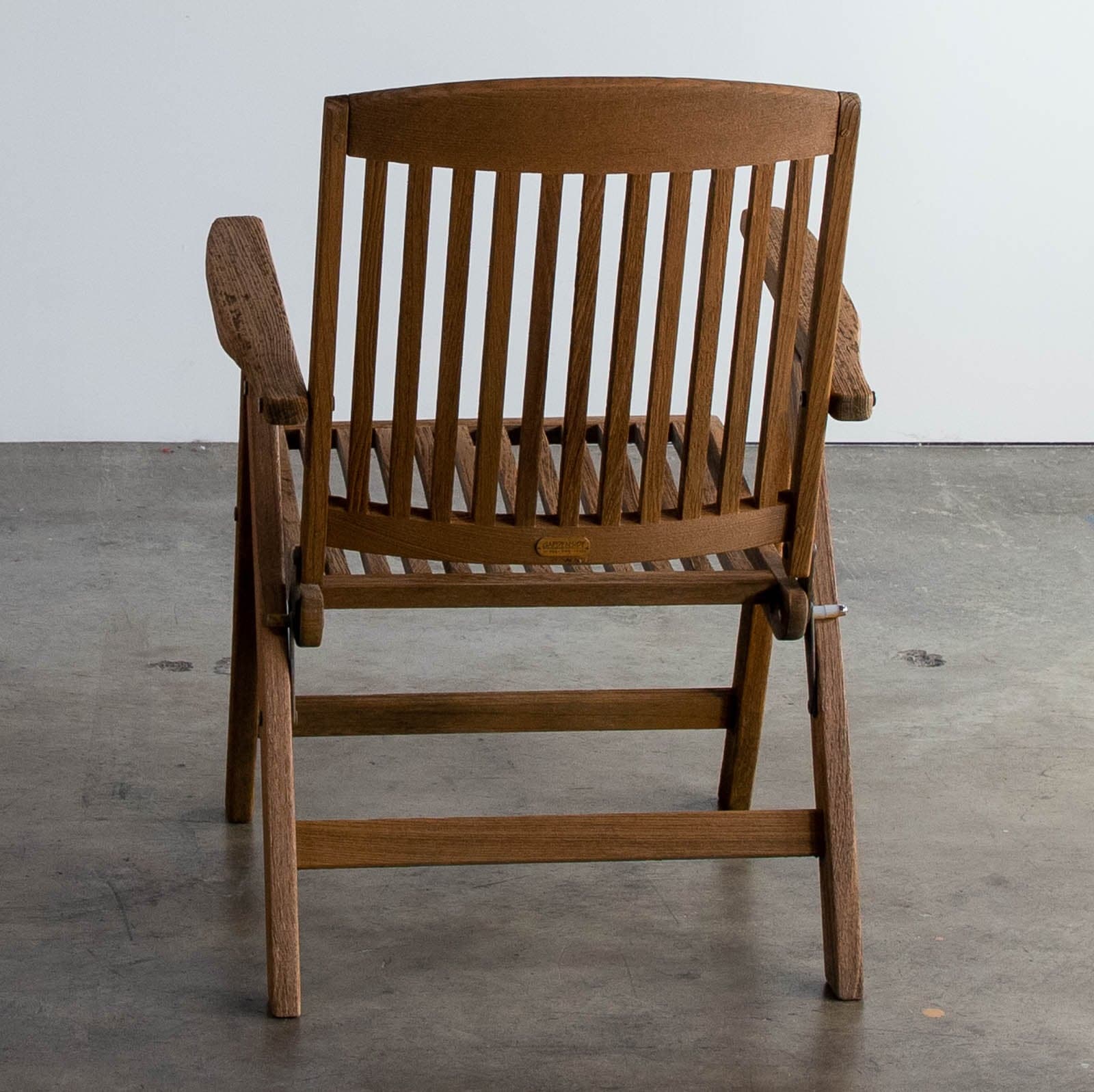 Gardenside Teak Patio Table and 4 Folding Chairs - Thumbnail 6