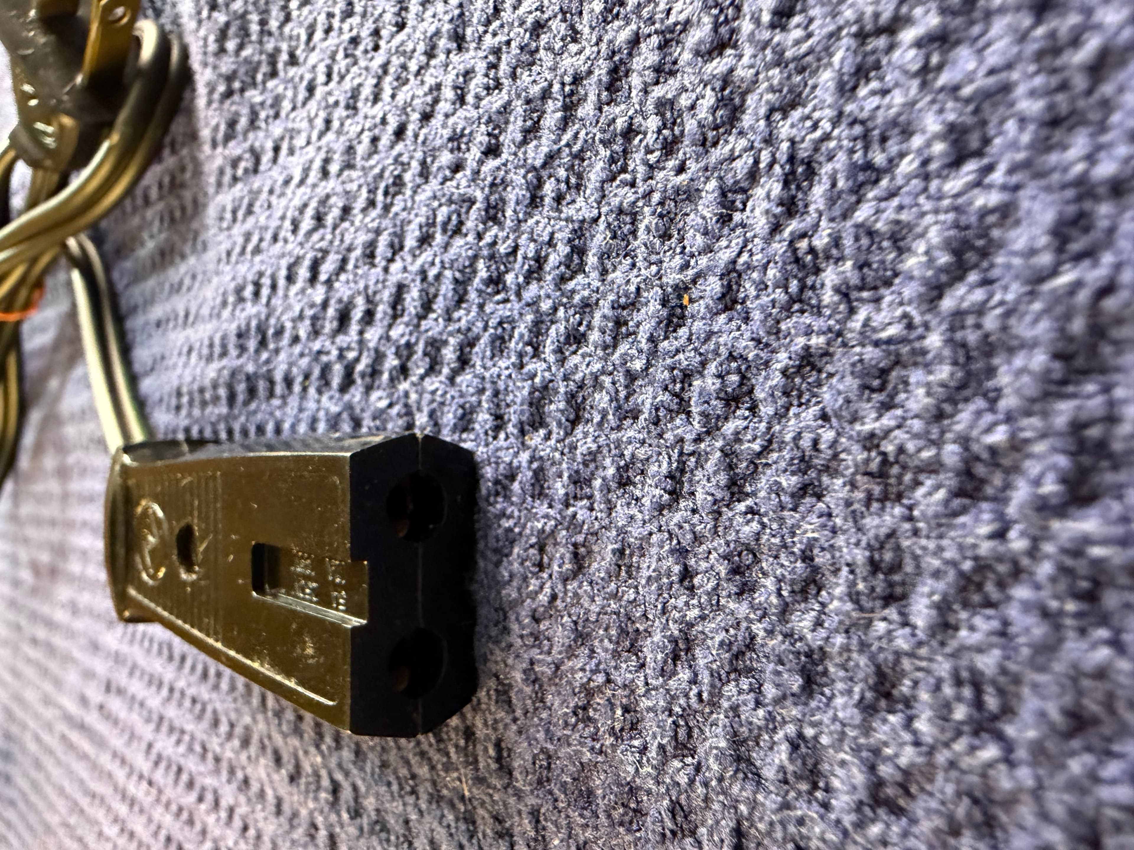 Lot 4 Vintage Short Power Cords 2-3ft Appliance Detachable Replacement USA MCM - Image 1