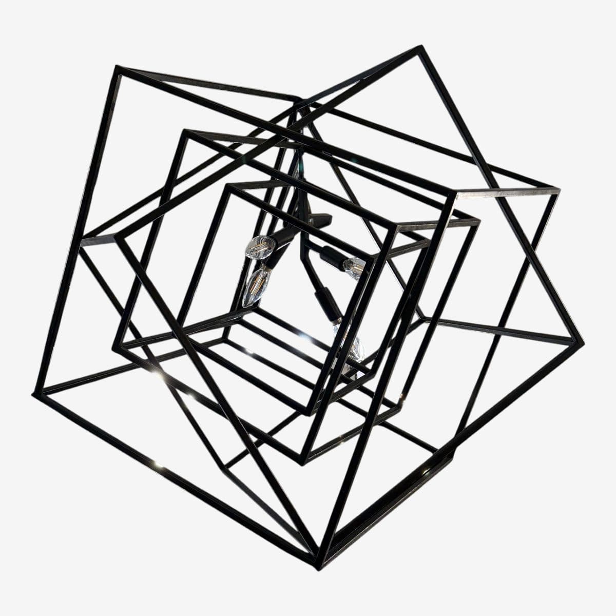 Kelly Wearstler for Visual Comfort Large Cubist Chandelier - Image 1