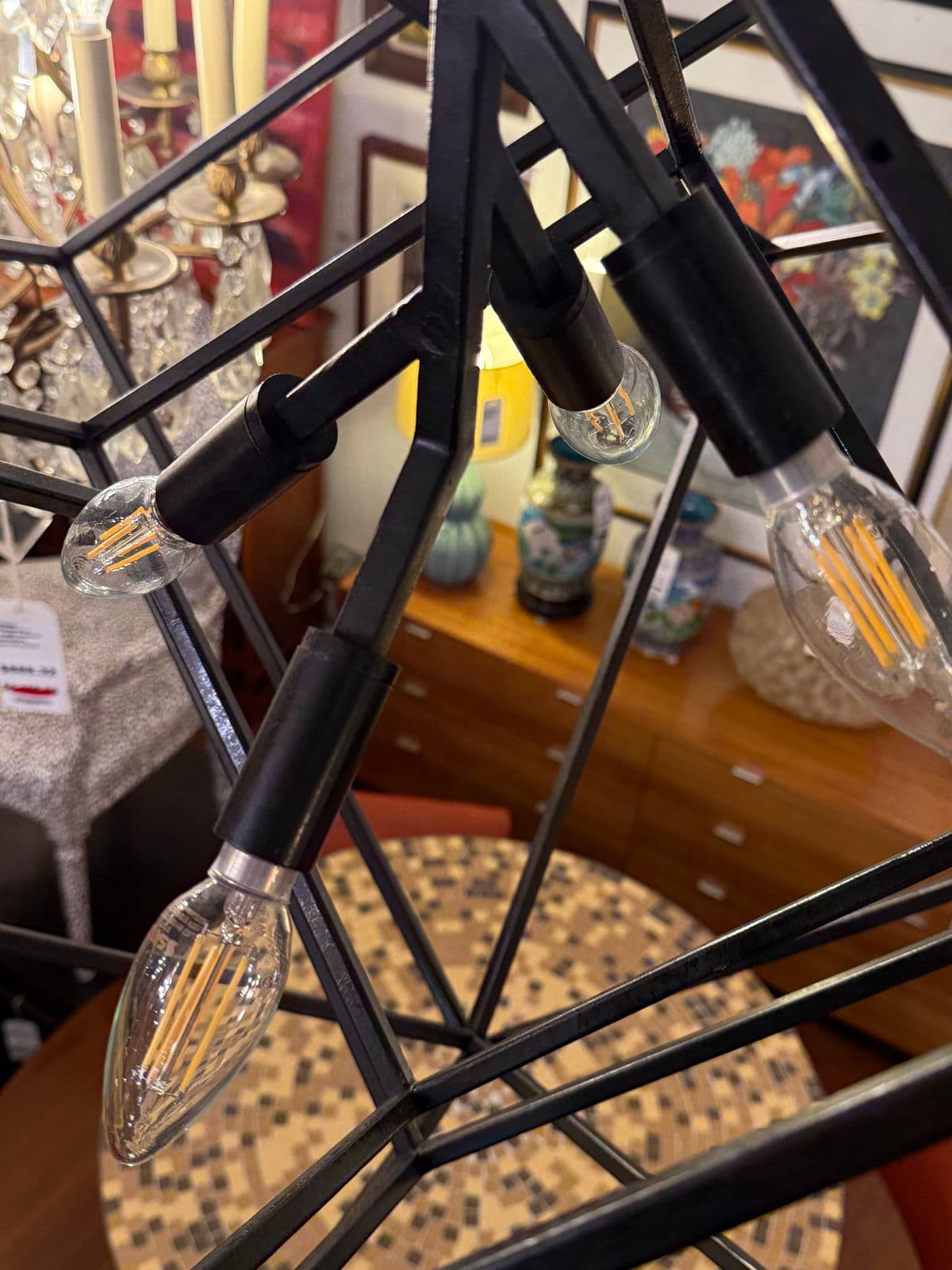 Kelly Wearstler for Visual Comfort Large Cubist Chandelier - Thumbnail 10