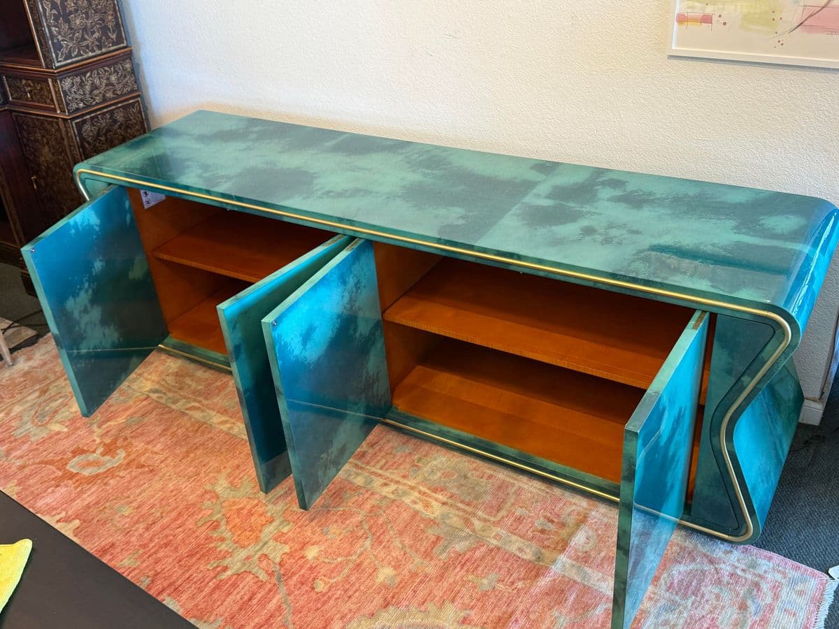 Julian Chichester Deneuve Teal Cabinet - Thumbnail 4