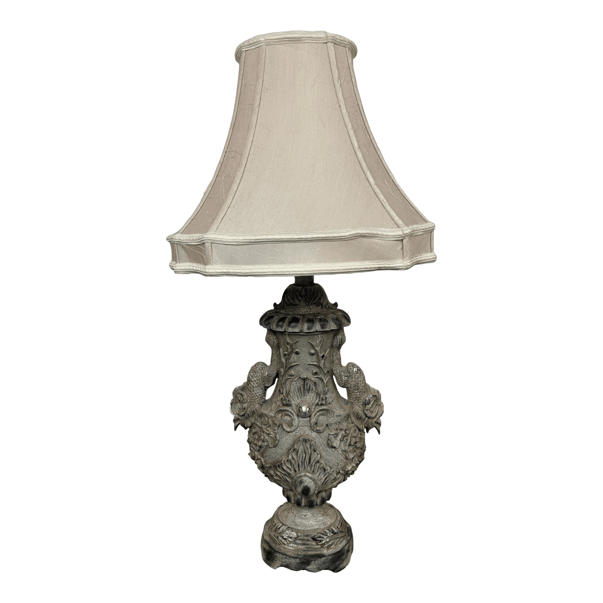 Vintage Style Dolphin Embellished Table Lamp - Thumbnail 2