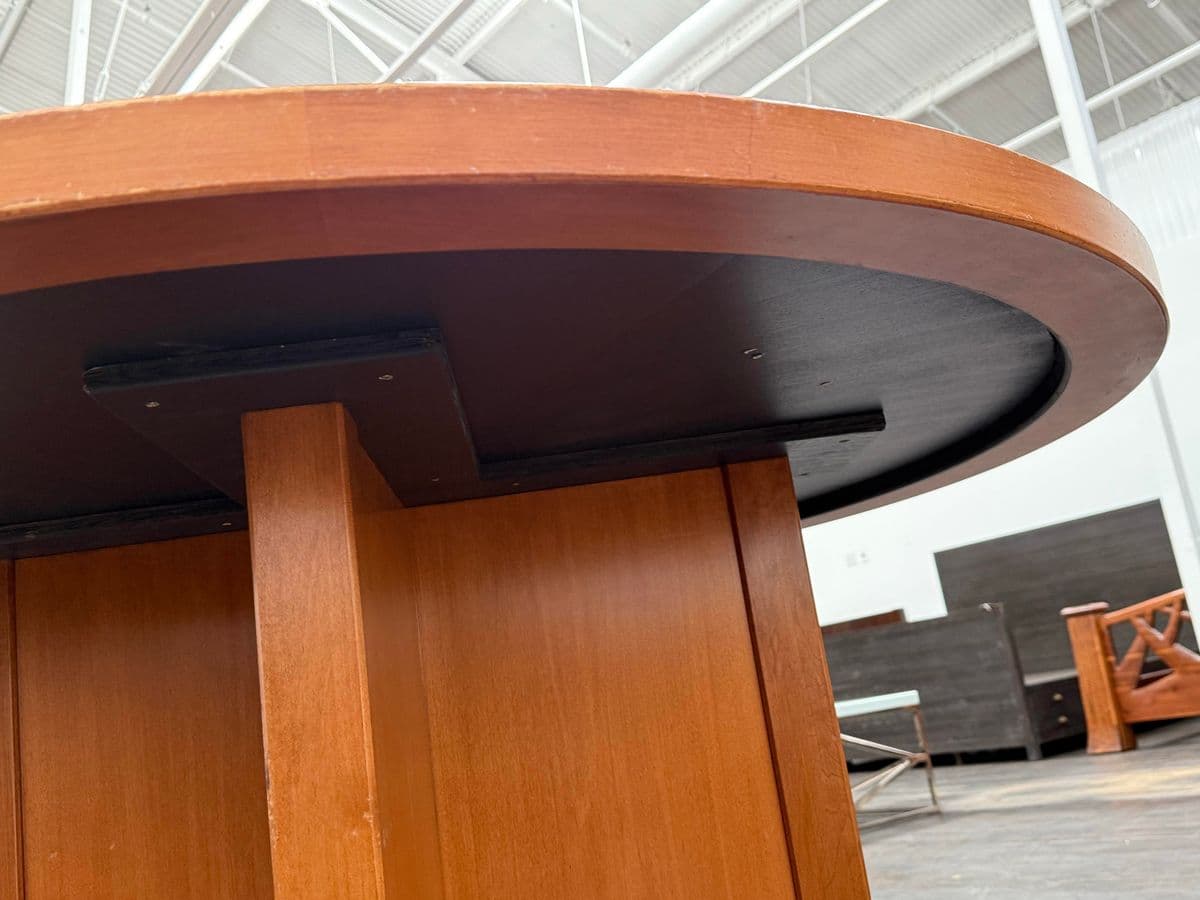 Natural Cherry Wood Finish With Marquetry Conference Table - Thumbnail 7