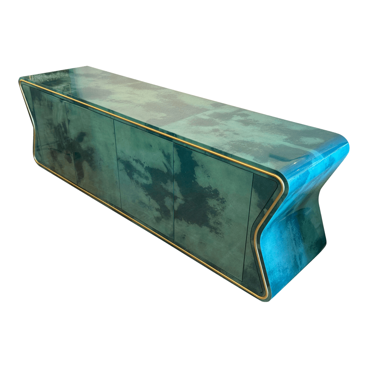 Julian Chichester Deneuve Teal Cabinet - Thumbnail 2