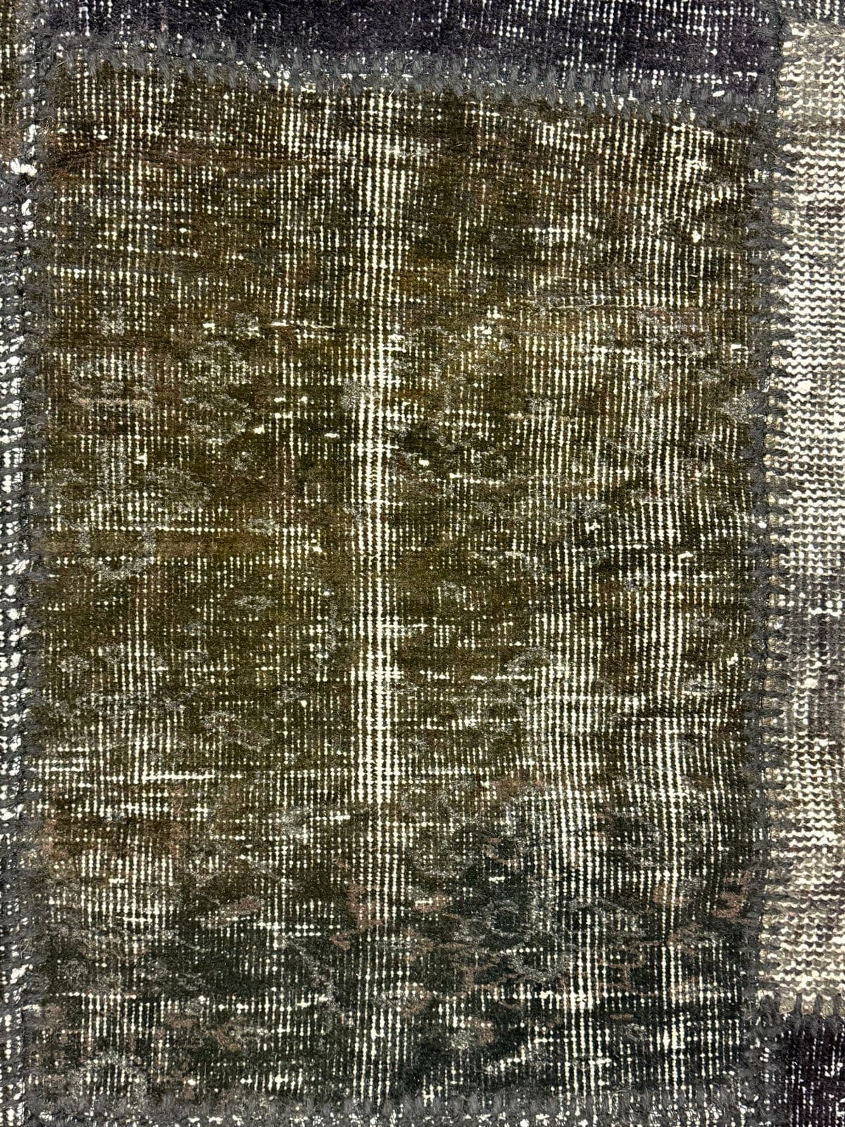 6ft X 7ft 9in Turkish Patch Work Hand Woven Area Rug - Thumbnail 10