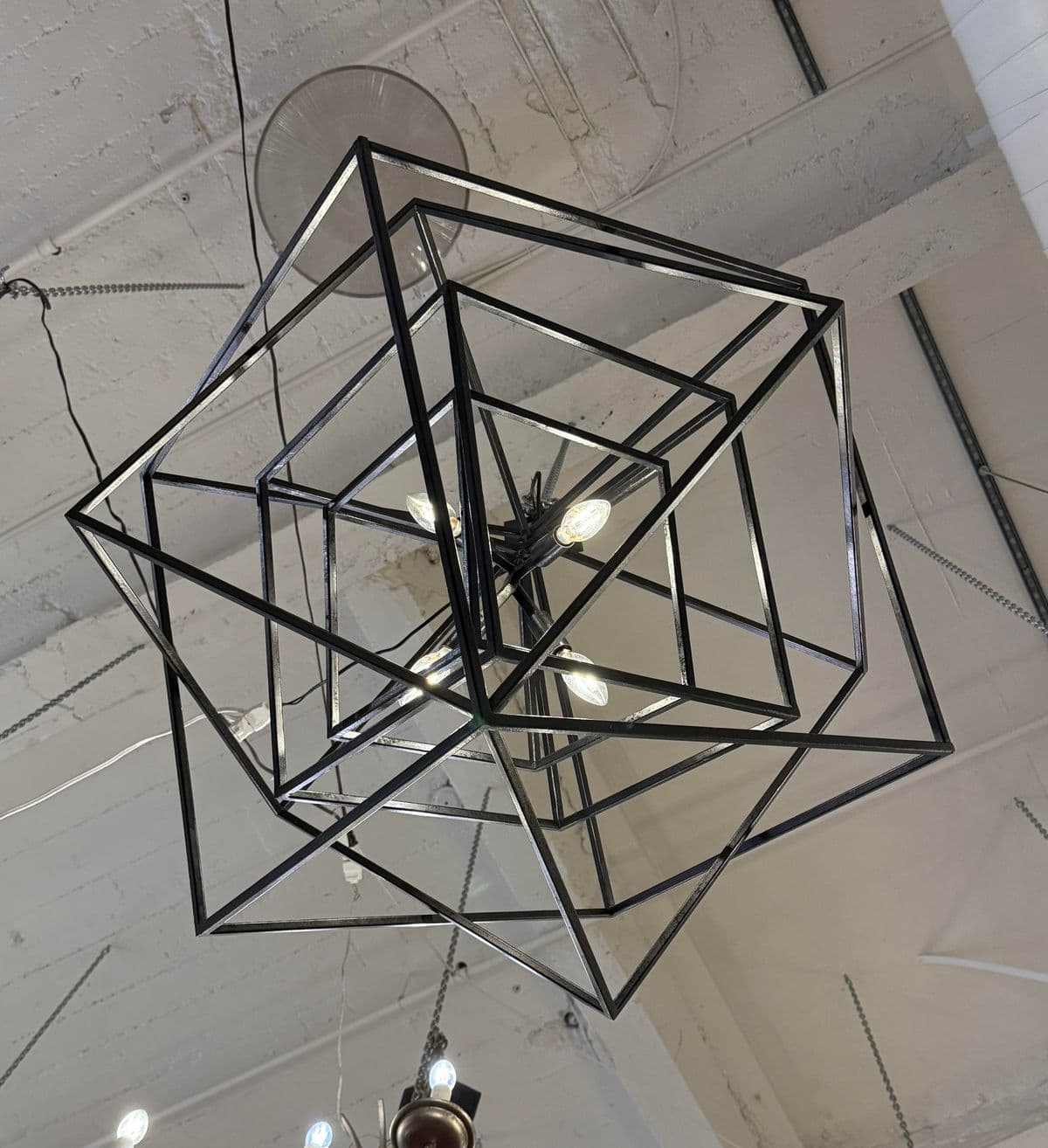 Kelly Wearstler for Visual Comfort Large Cubist Chandelier - Thumbnail 8