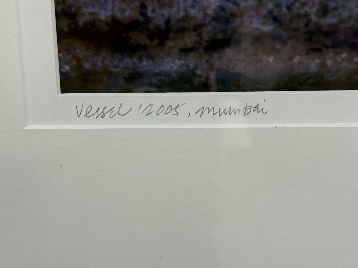 Circa 2005 Ravi Anand Photography "Vessel, Mumbai" Signed in Pencil, Edition #11 of 25 - Thumbnail 11