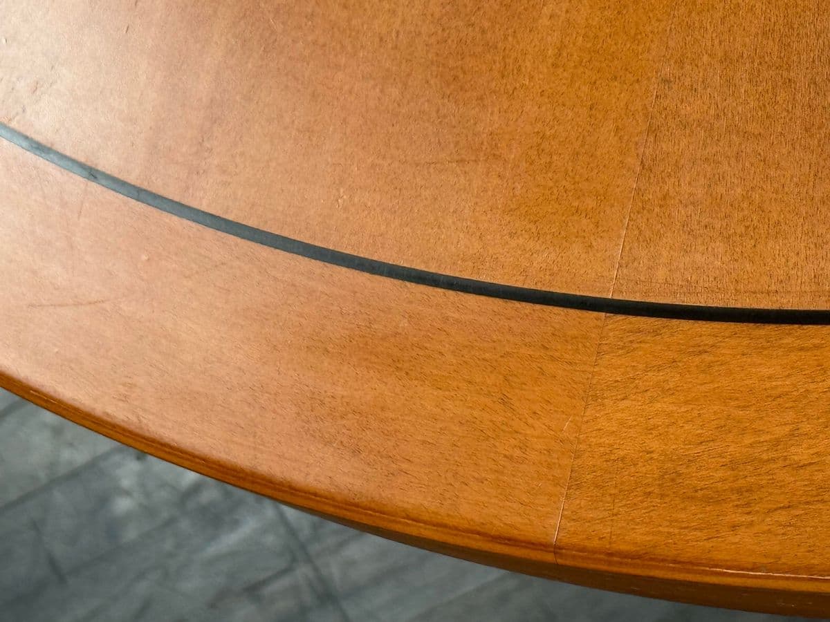 Natural Cherry Wood Finish With Marquetry Conference Table - Thumbnail 10