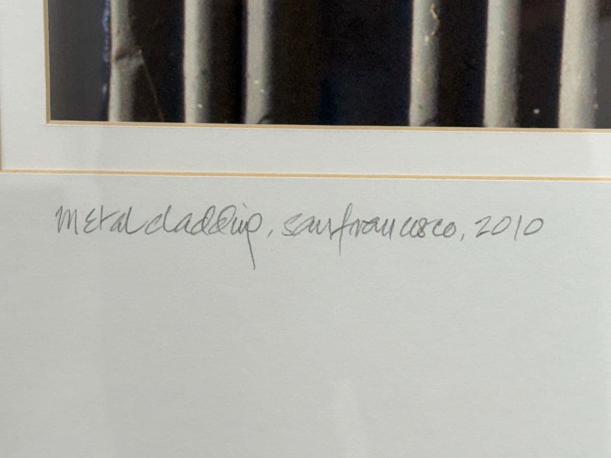 Circa 2012 Ravi Anand Photography "Metal Claddup, San Francisco" Signed in Pencil, Edition #1 of 50 - Thumbnail 11