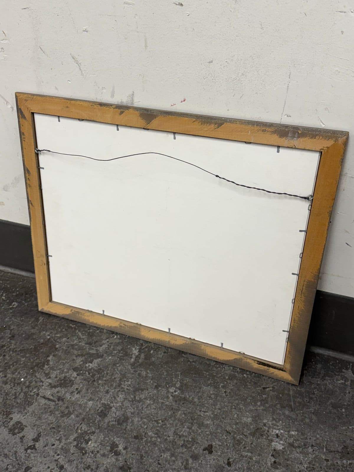 Vintage Framed Water Color "The Devastating Cost of Pollution" Signed by Artist - Thumbnail 13