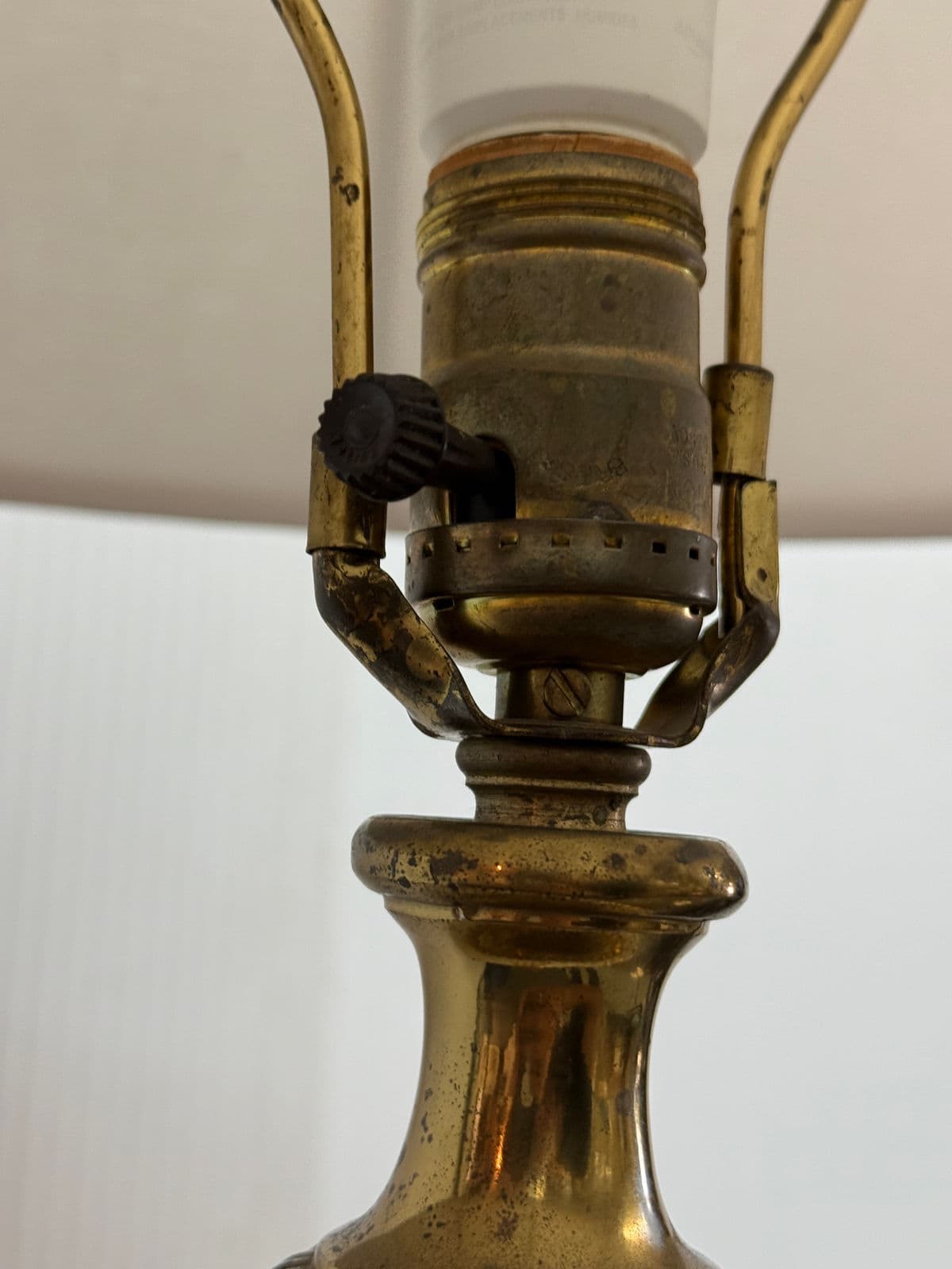 Vintage Chelsea House Jardiniere Porcelain Table Lamp - Thumbnail 4