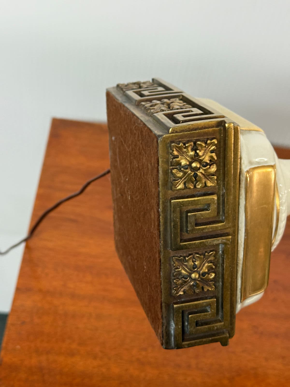 Vintage Chelsea House Jardiniere Porcelain Table Lamp - Thumbnail 7