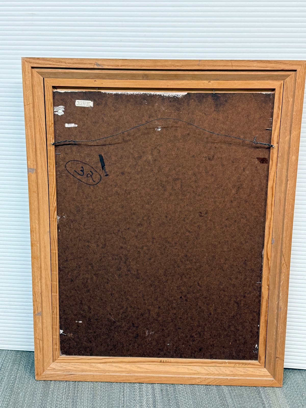 V. Eaton "Mission at San Juan Capistrano" Original Painting, Framed - Thumbnail 5