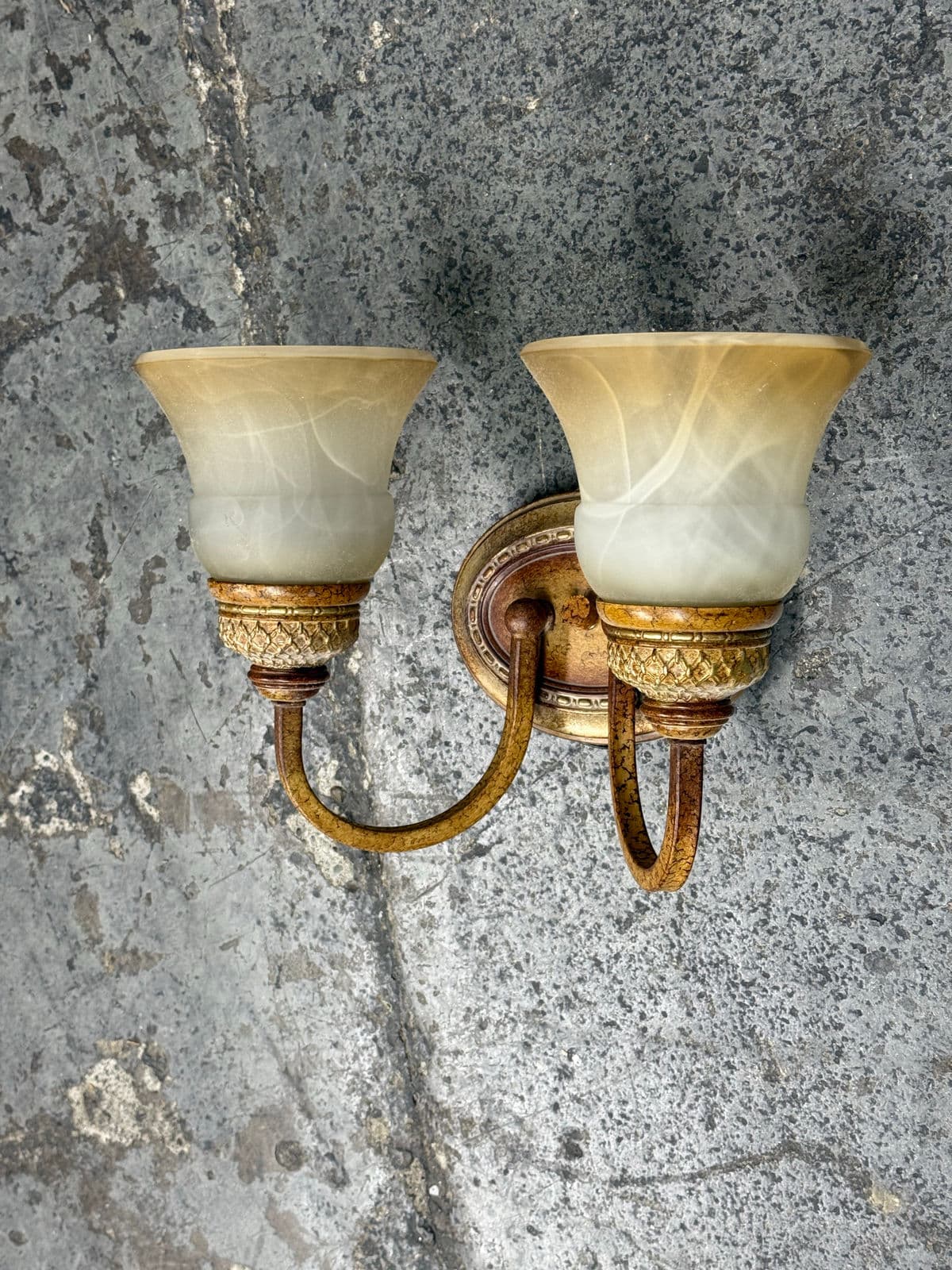 Hampton Bay Dual Arm Wall Sconces - Thumbnail 3