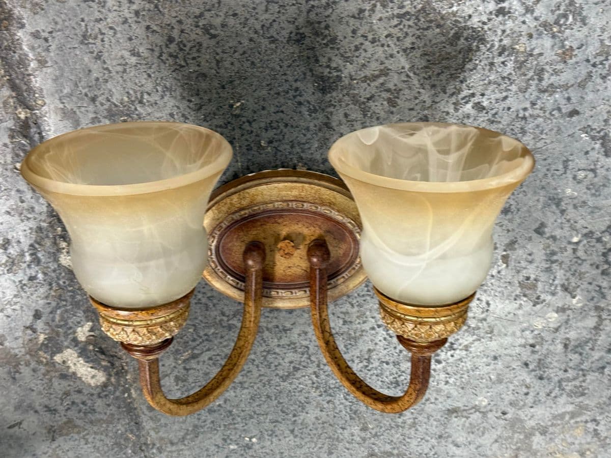 Hampton Bay Dual Arm Wall Sconces - Thumbnail 8