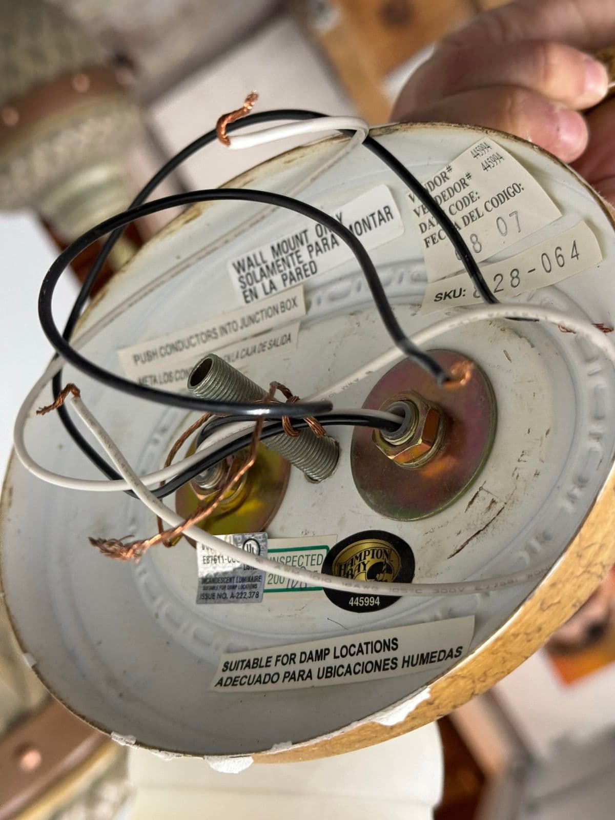 Hampton Bay Dual Arm Wall Sconces - Thumbnail 13