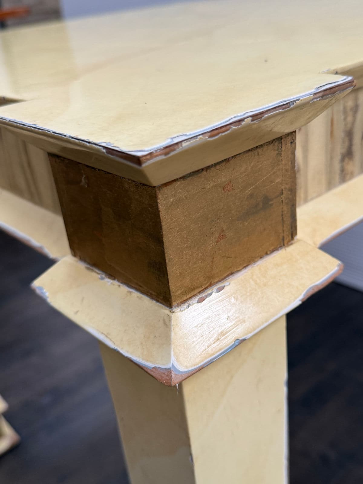 Mid 20th Century Palm Beach Style Table + Four Chairs, Set - Thumbnail 11