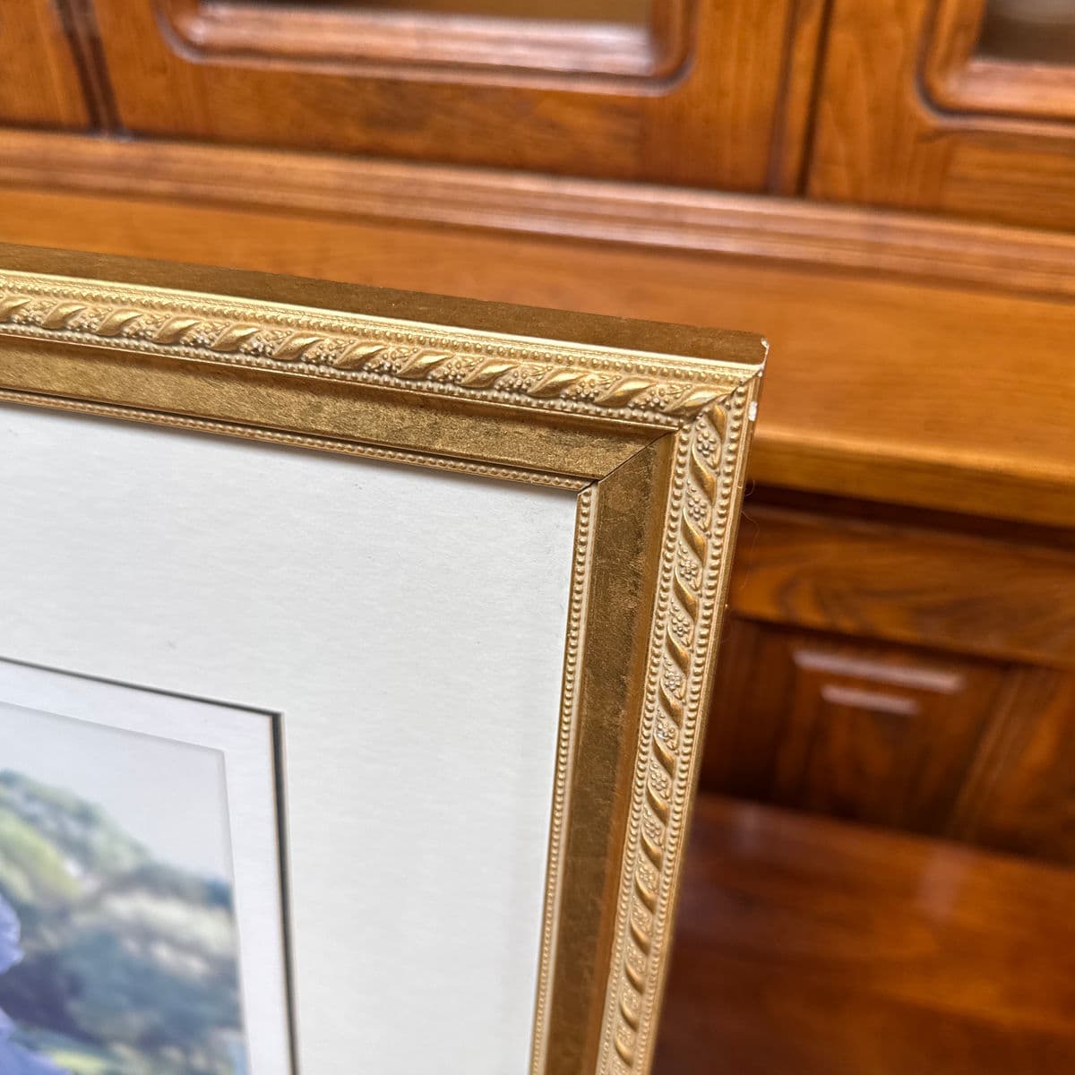 Custom Framed Blue Iris Photograph - Thumbnail 13